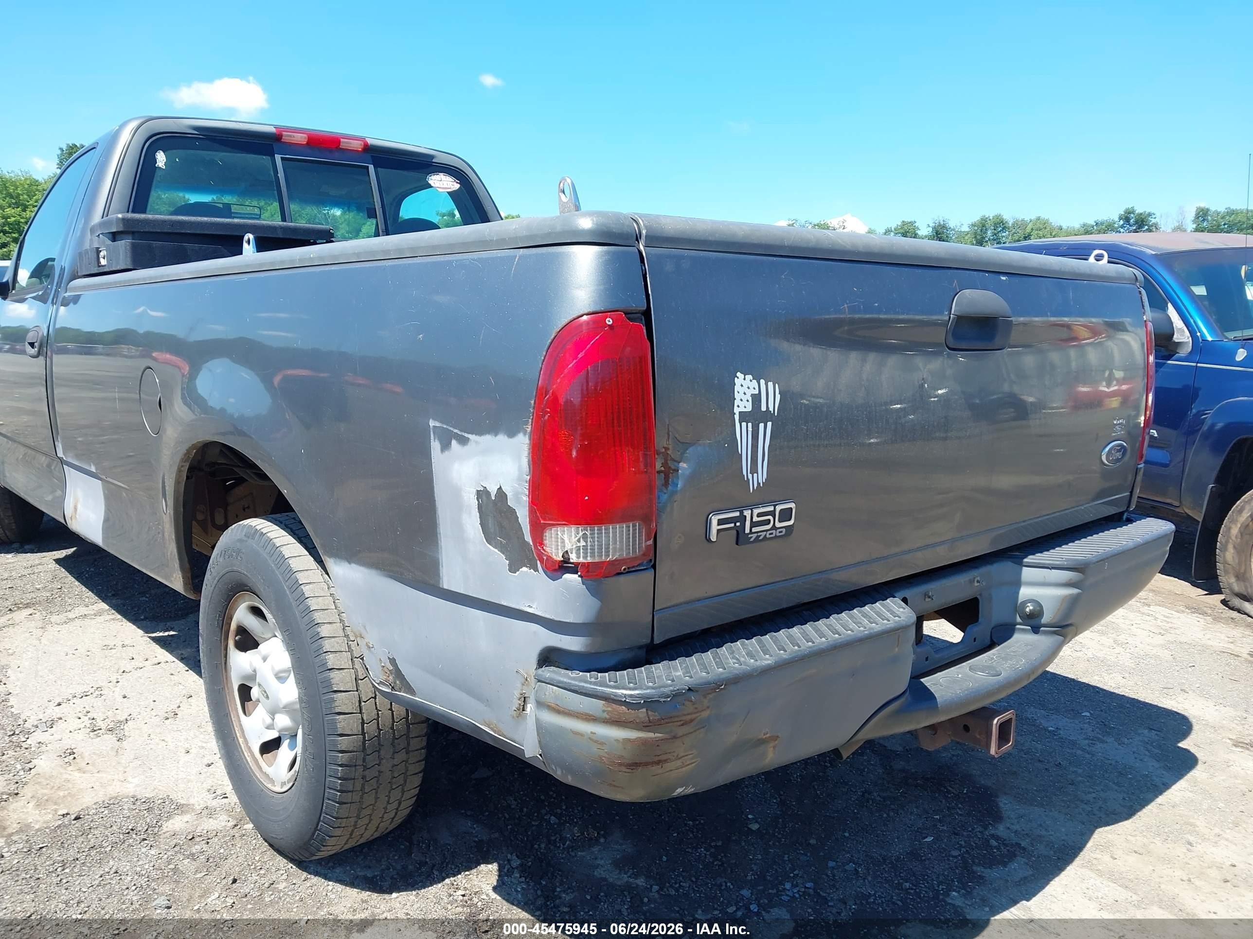 2002 Ford F-150 Xl/xlt Gray vin: 1FTPF17L12NB87659