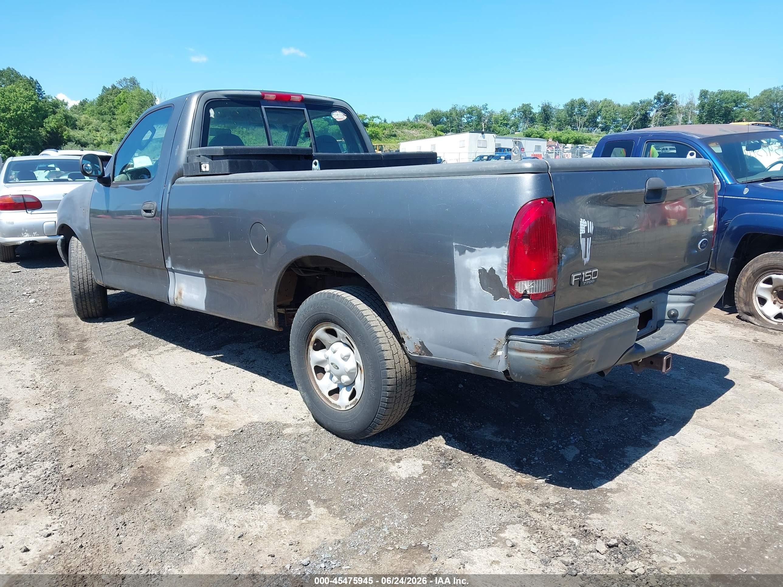 2002 Ford F-150 Xl/xlt Gray vin: 1FTPF17L12NB87659