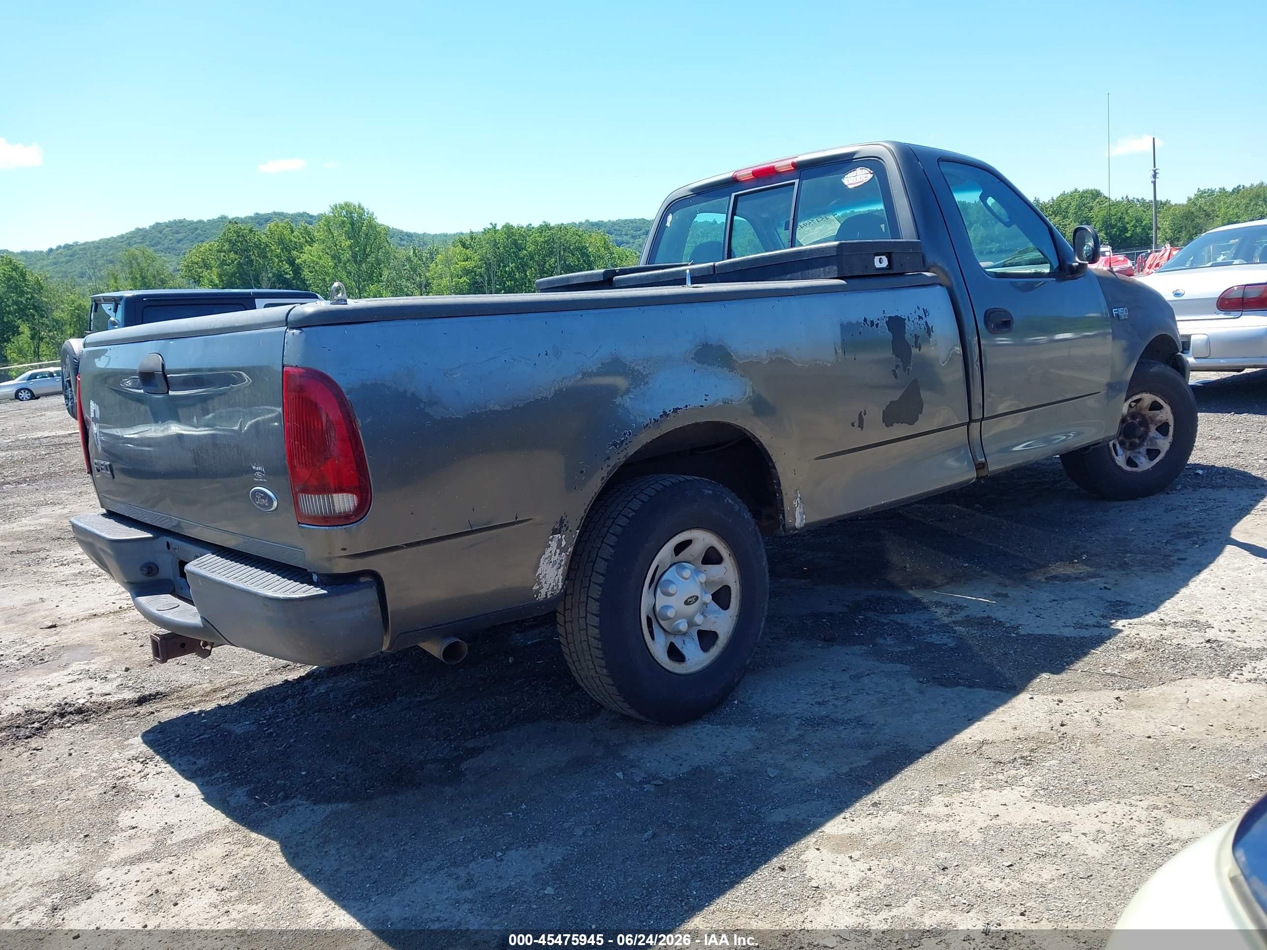 2002 Ford F-150 Xl/xlt Gray vin: 1FTPF17L12NB87659