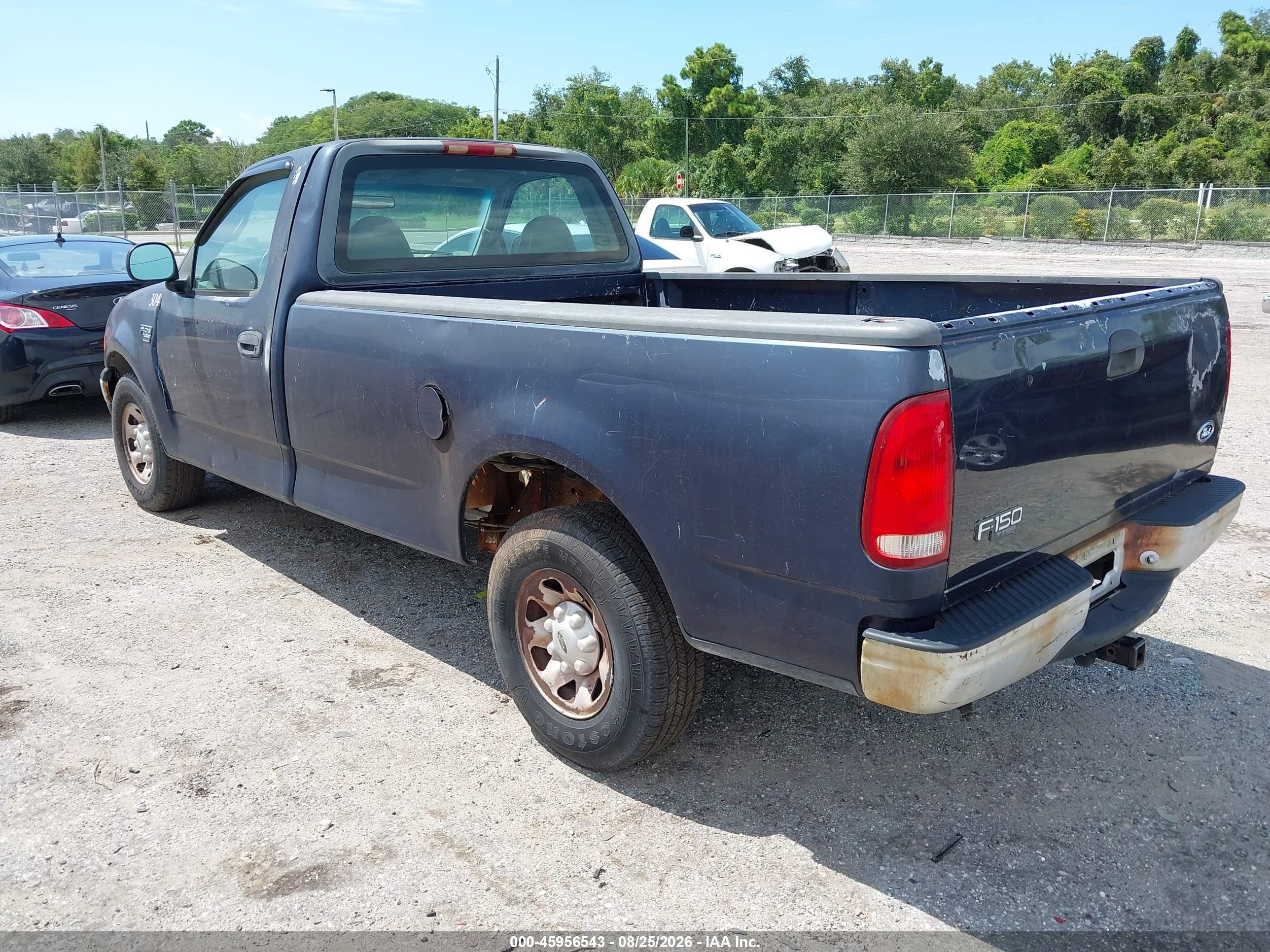 2000 Ford F-150 Work Series/xl/xlt Blue vin: 1FTPF17L2YNA89216