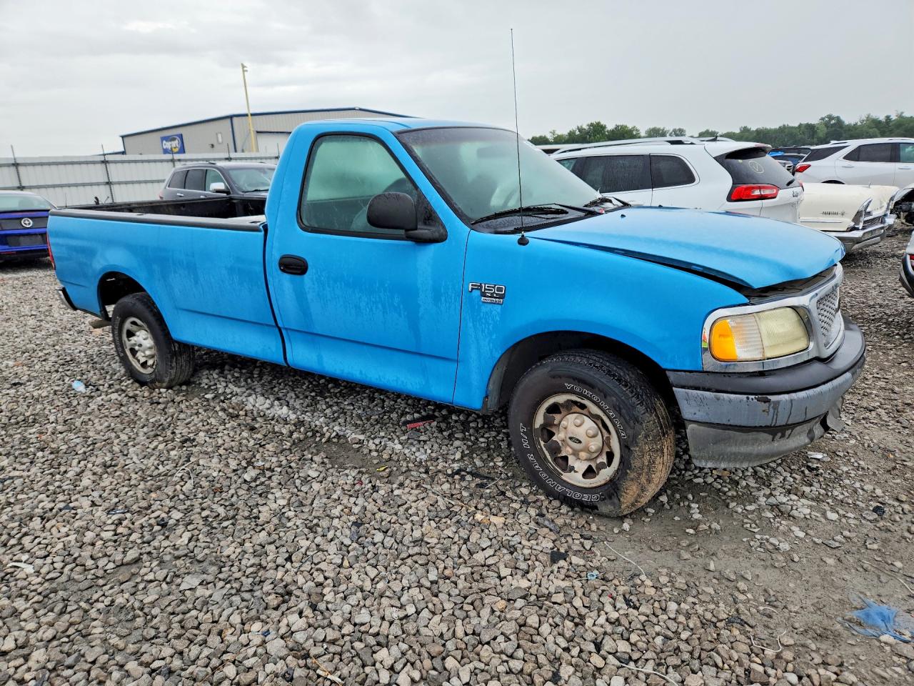 2002 Ford F150 Blue vin: 1FTPF17L92NB43750