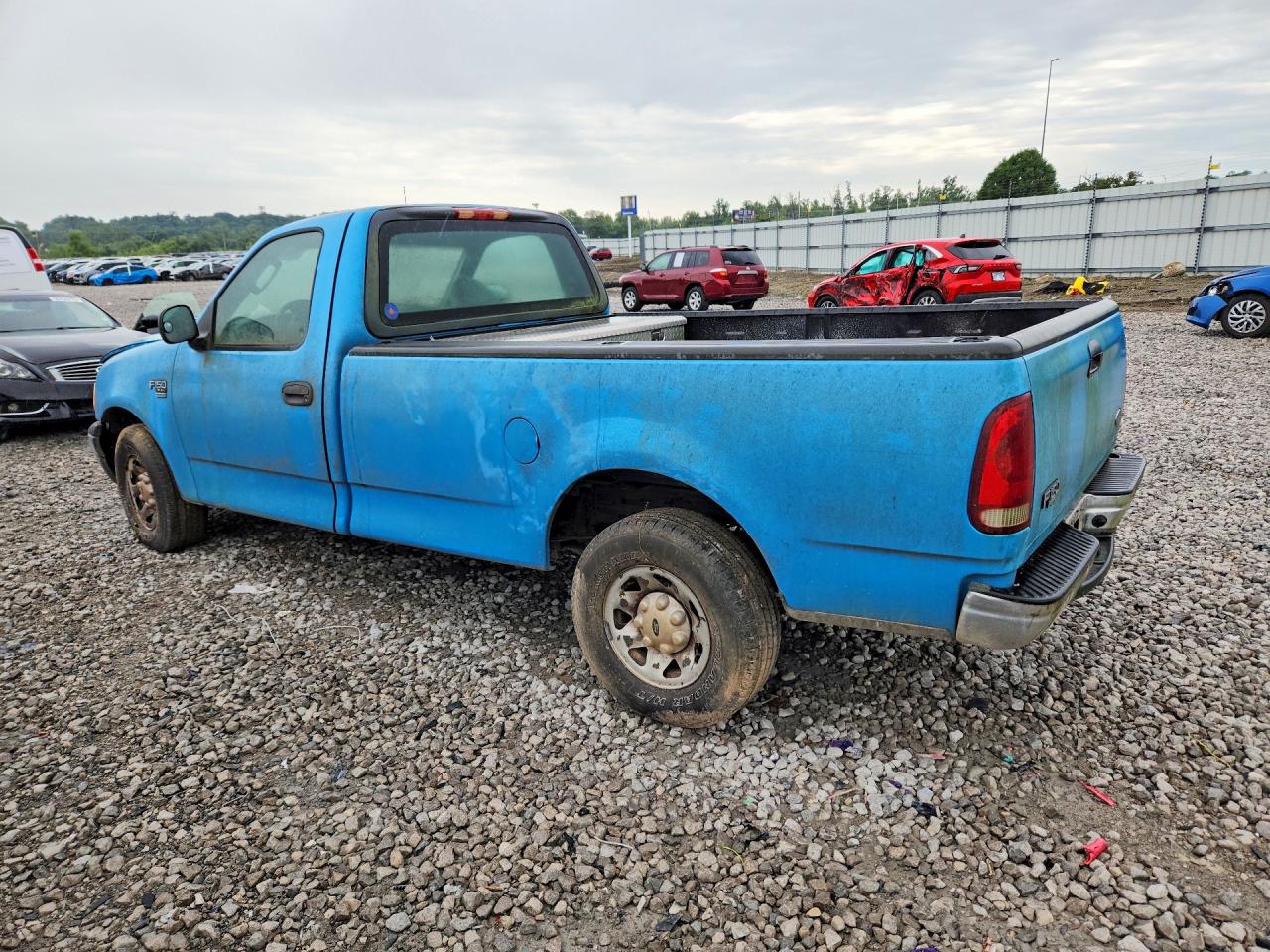 2002 Ford F150 Blue vin: 1FTPF17L92NB43750