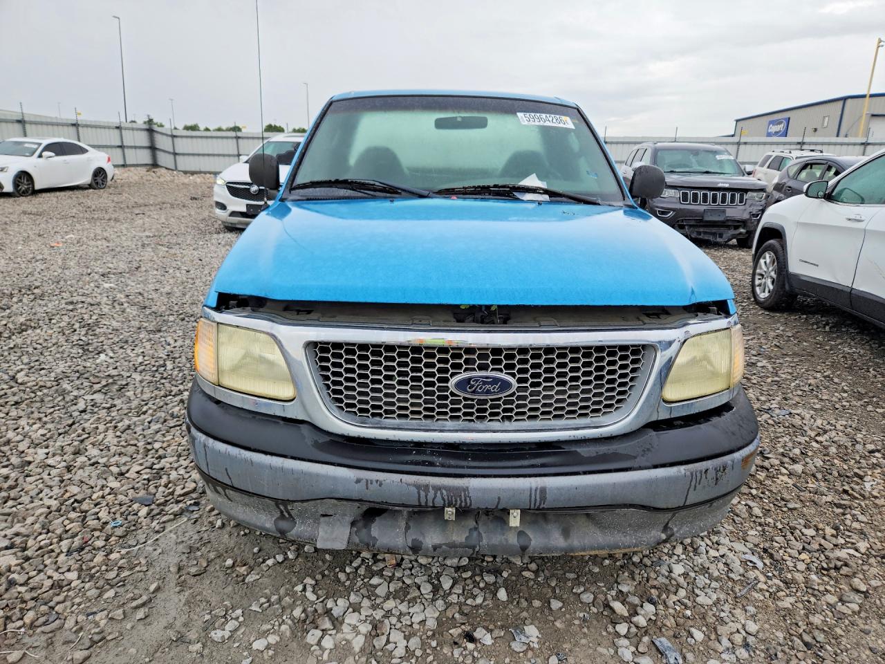2002 Ford F150 Blue vin: 1FTPF17L92NB43750