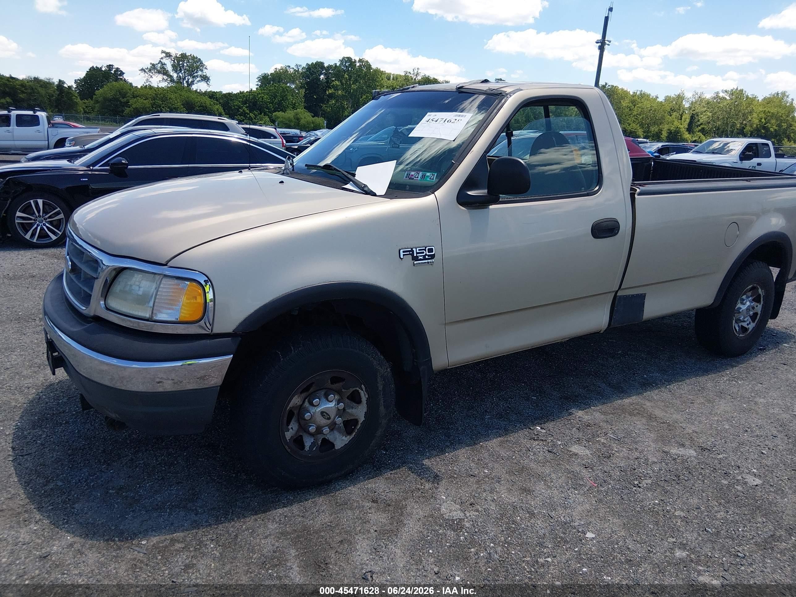 2000 Ford F-150 Work Series/xl/xlt Tan vin: 1FTPF18LXYNA27948