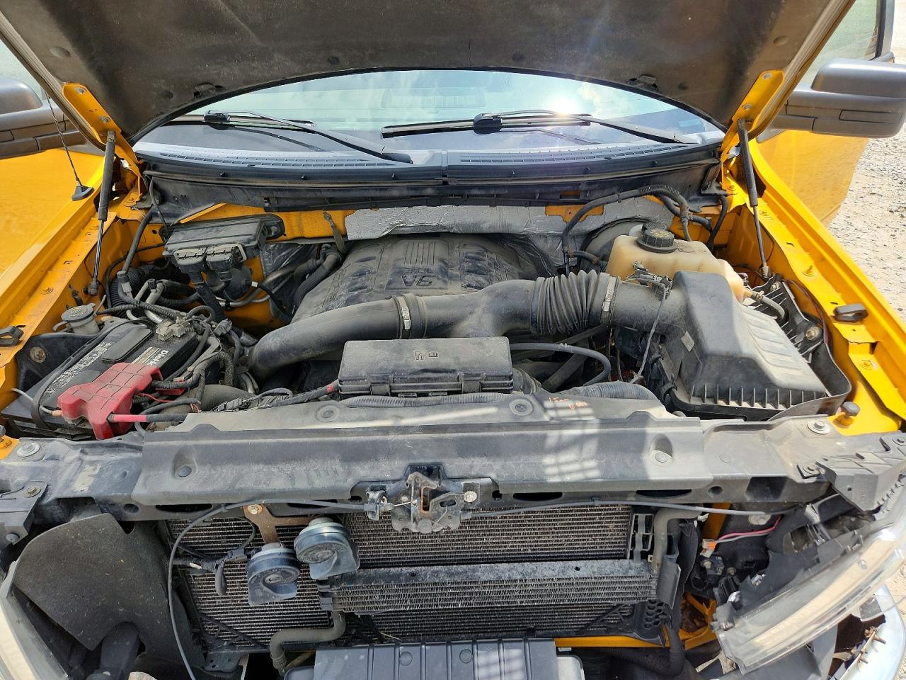 2012 Ford F150 Yellow vin: 1FTPF1CT1CKD53932