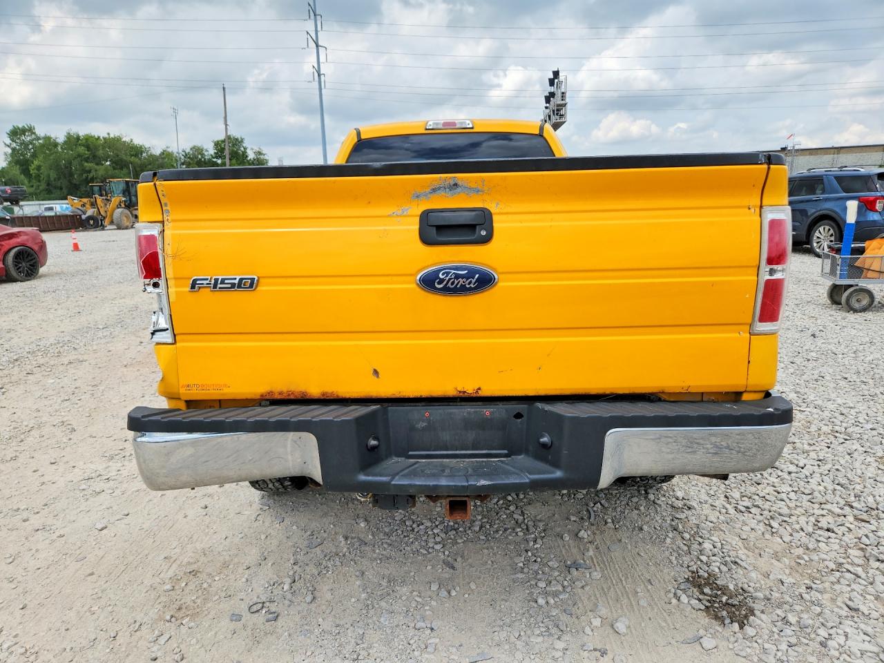 2012 Ford F150 Yellow vin: 1FTPF1CT1CKD53932