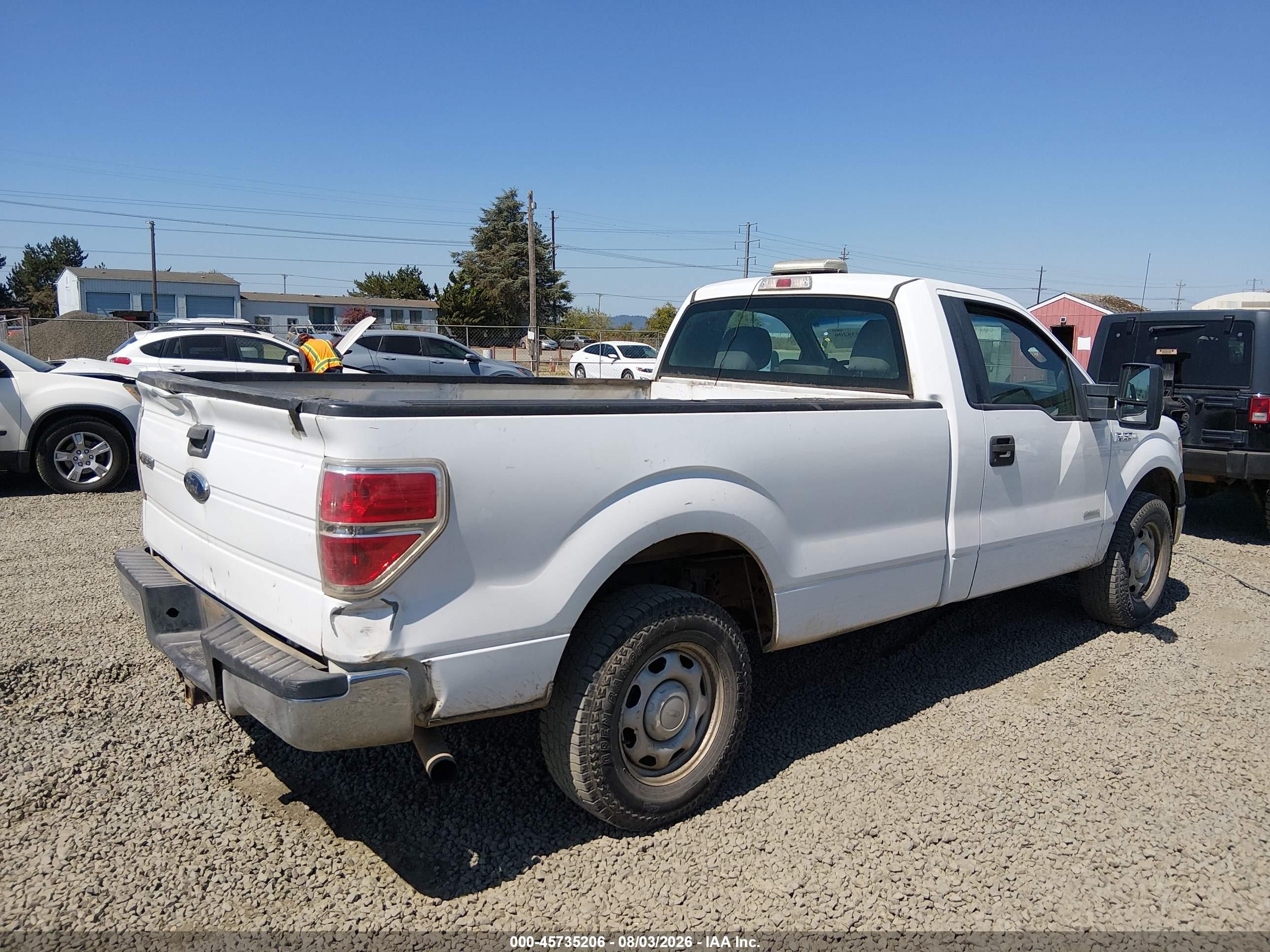2012 Ford F-150 Xl W/hd Payload Pkg Белый vin: 1FTPF1CT5CKD25874
