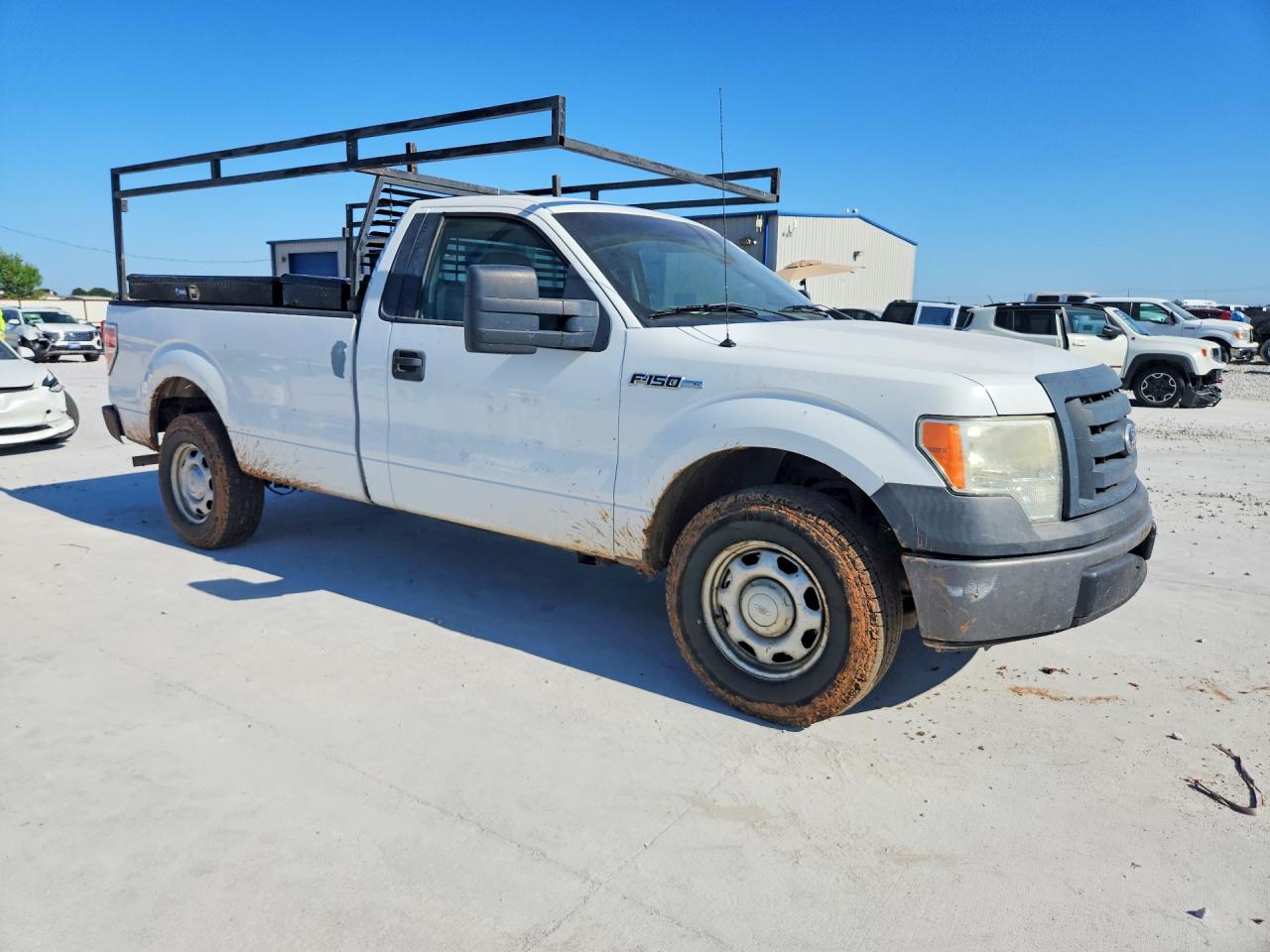 2010 Ford F150 White vin: 1FTPF1CV1AKA96964