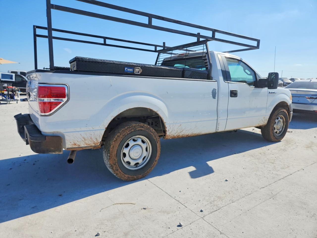 2010 Ford F150 White vin: 1FTPF1CV1AKA96964