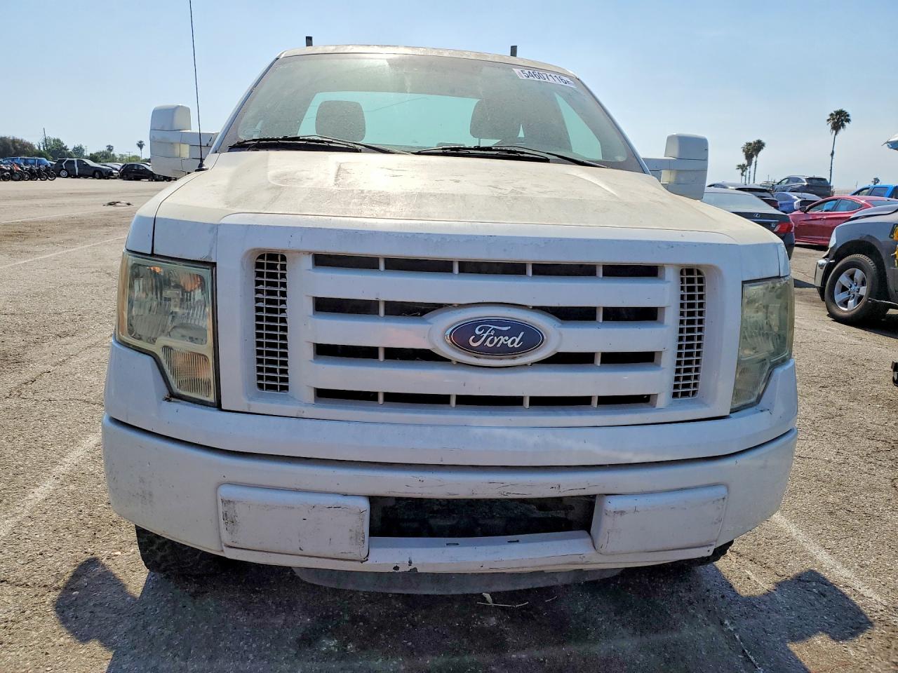 2010 Ford F150 White vin: 1FTPF1CV3AKB97892