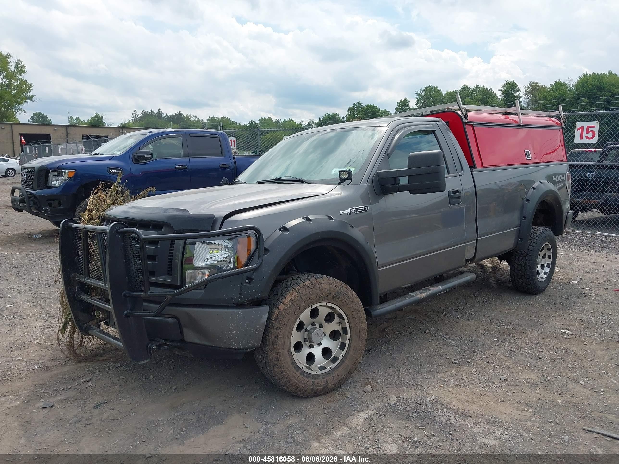 2011 Ford F-150 Xl W/hd Payload Pkg Gray vin: 1FTPF1EF2BKD95029