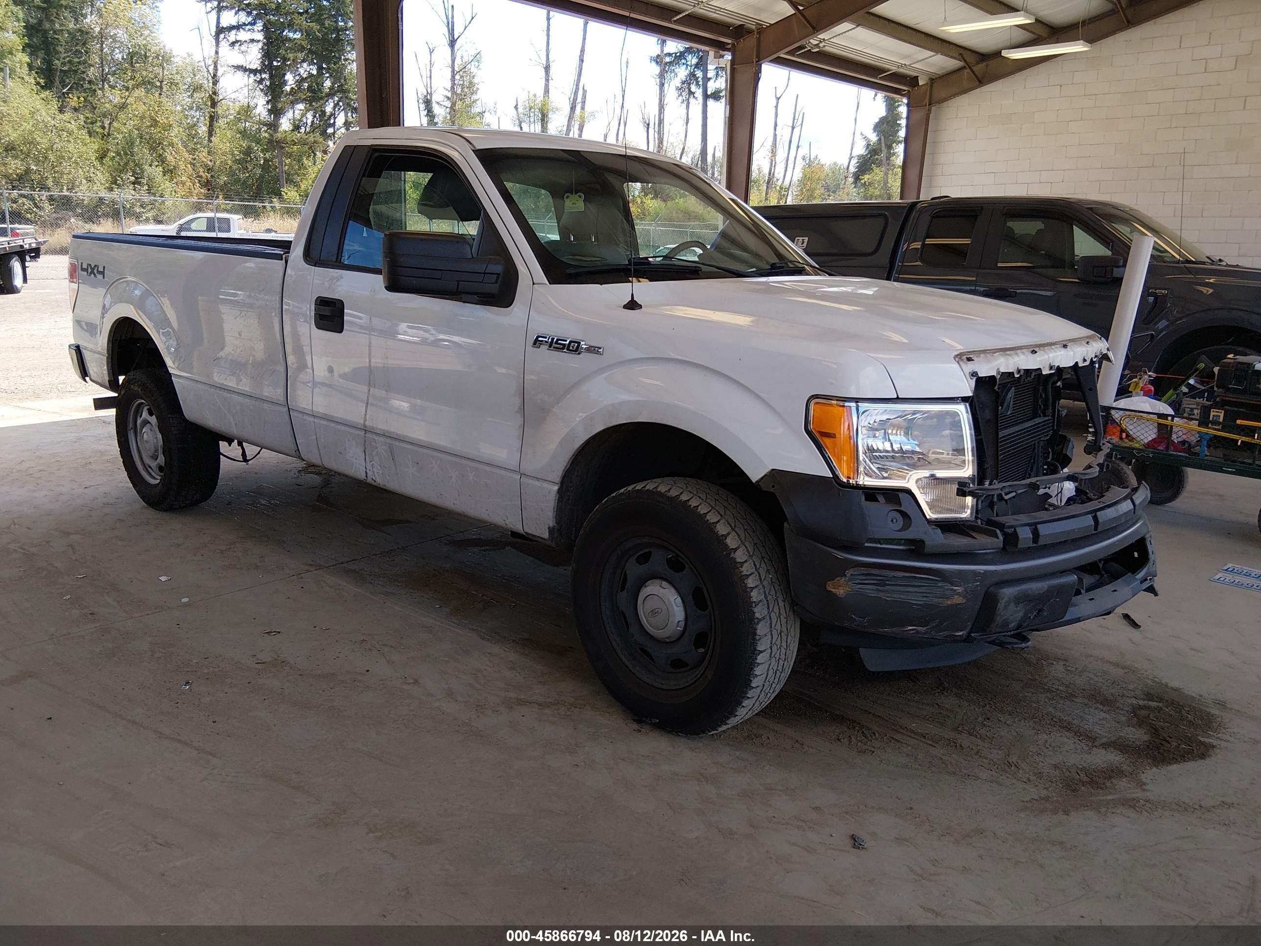 2012 Ford F-150 Xl W/hd Payload Pkg White vin: 1FTPF1EF5CKD74760