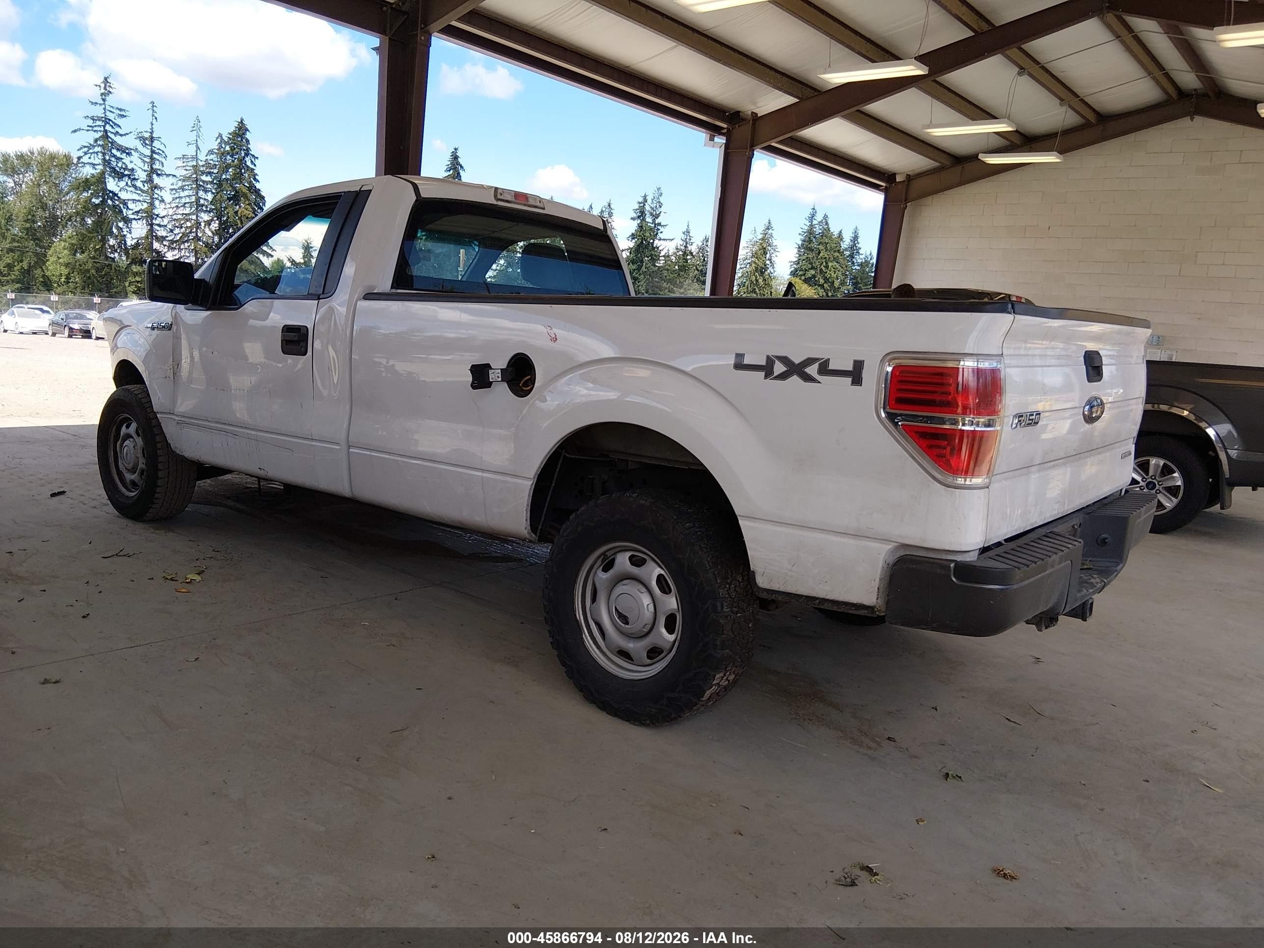 2012 Ford F-150 Xl W/hd Payload Pkg White vin: 1FTPF1EF5CKD74760