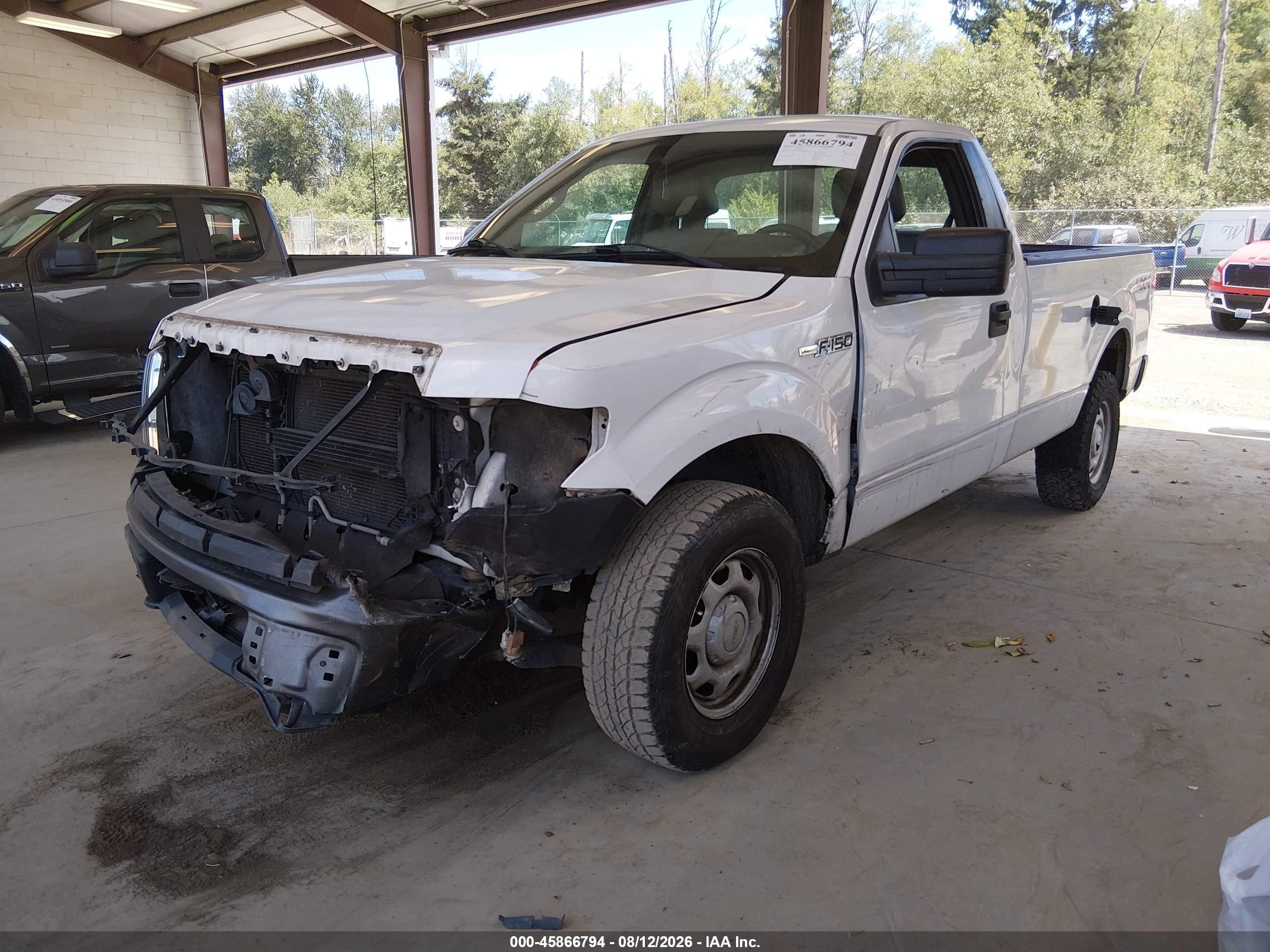 2012 Ford F-150 Xl W/hd Payload Pkg White vin: 1FTPF1EF5CKD74760