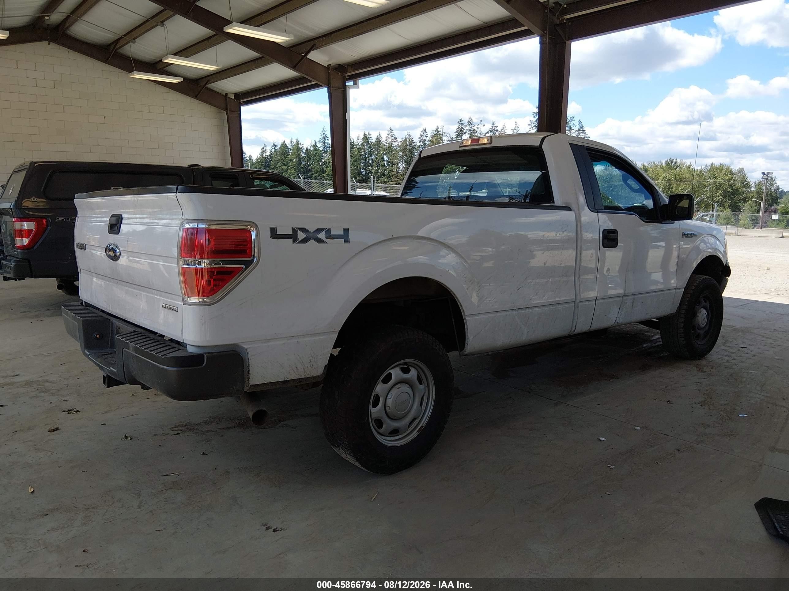2012 Ford F-150 Xl W/hd Payload Pkg White vin: 1FTPF1EF5CKD74760