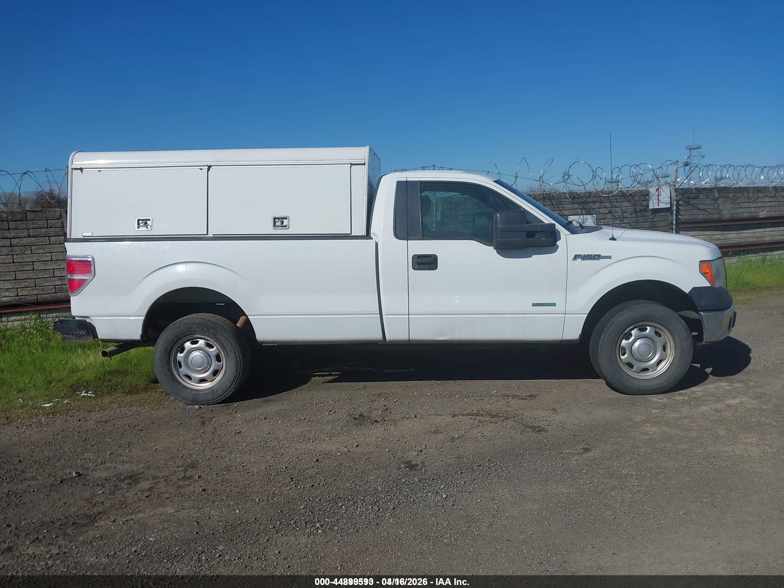 2013 Ford F-150 Xl White vin: 1FTPF1ET7DKD91356