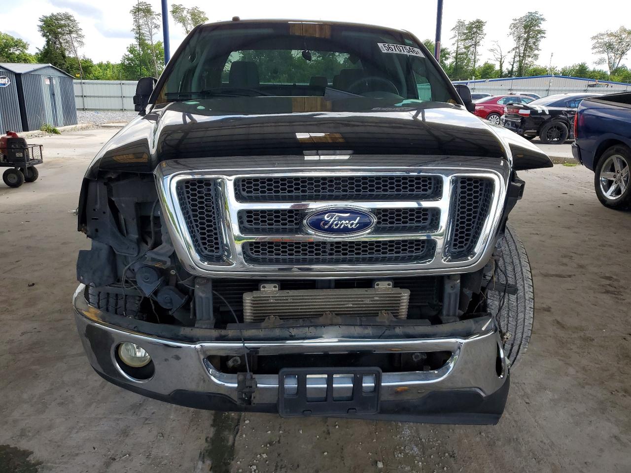 2007 Ford F150 Supercrew Black vin: 1FTPW02567KC20327
