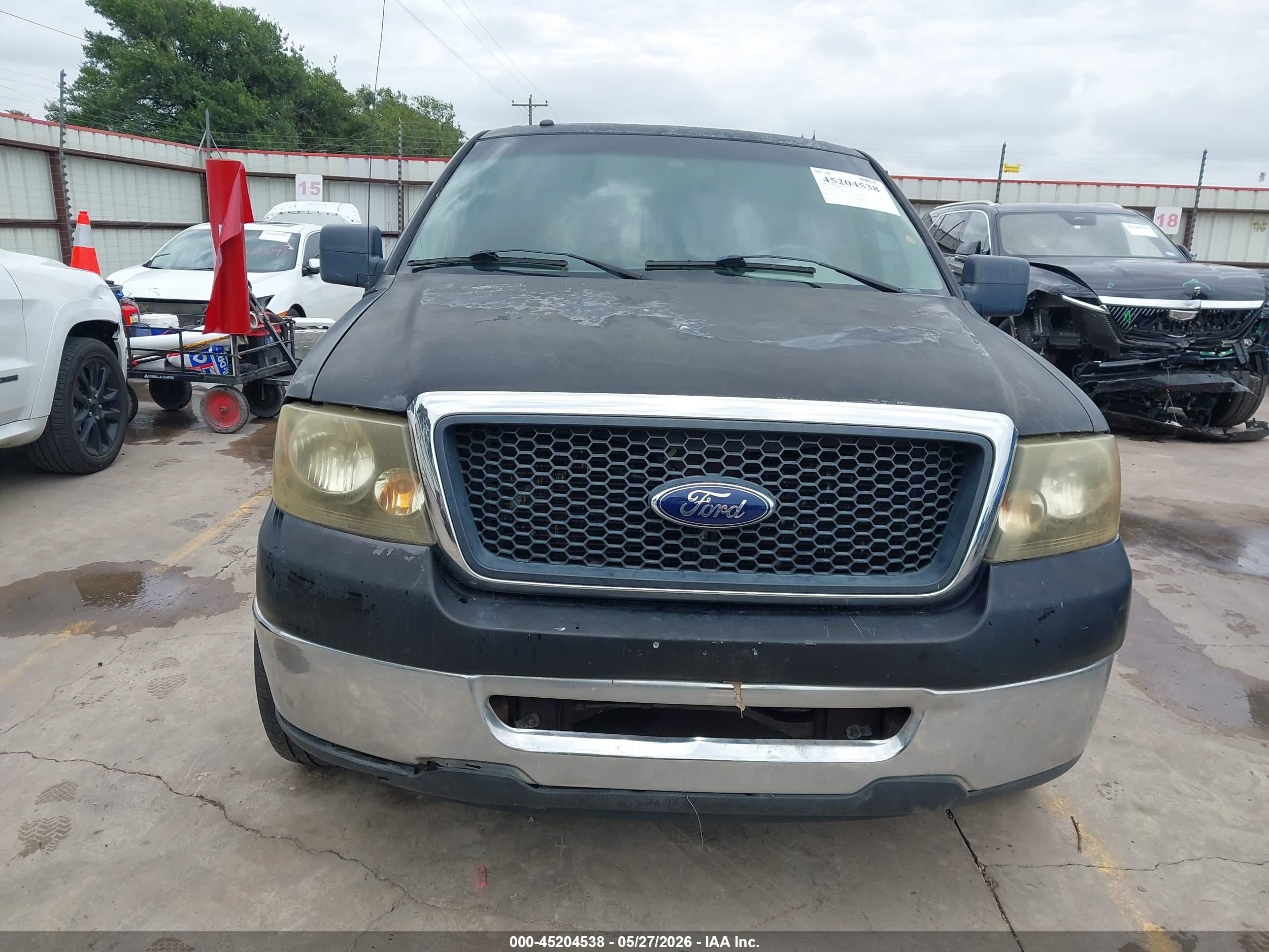 2006 Ford F-150 Xlt Black vin: 1FTPW02586KC68636