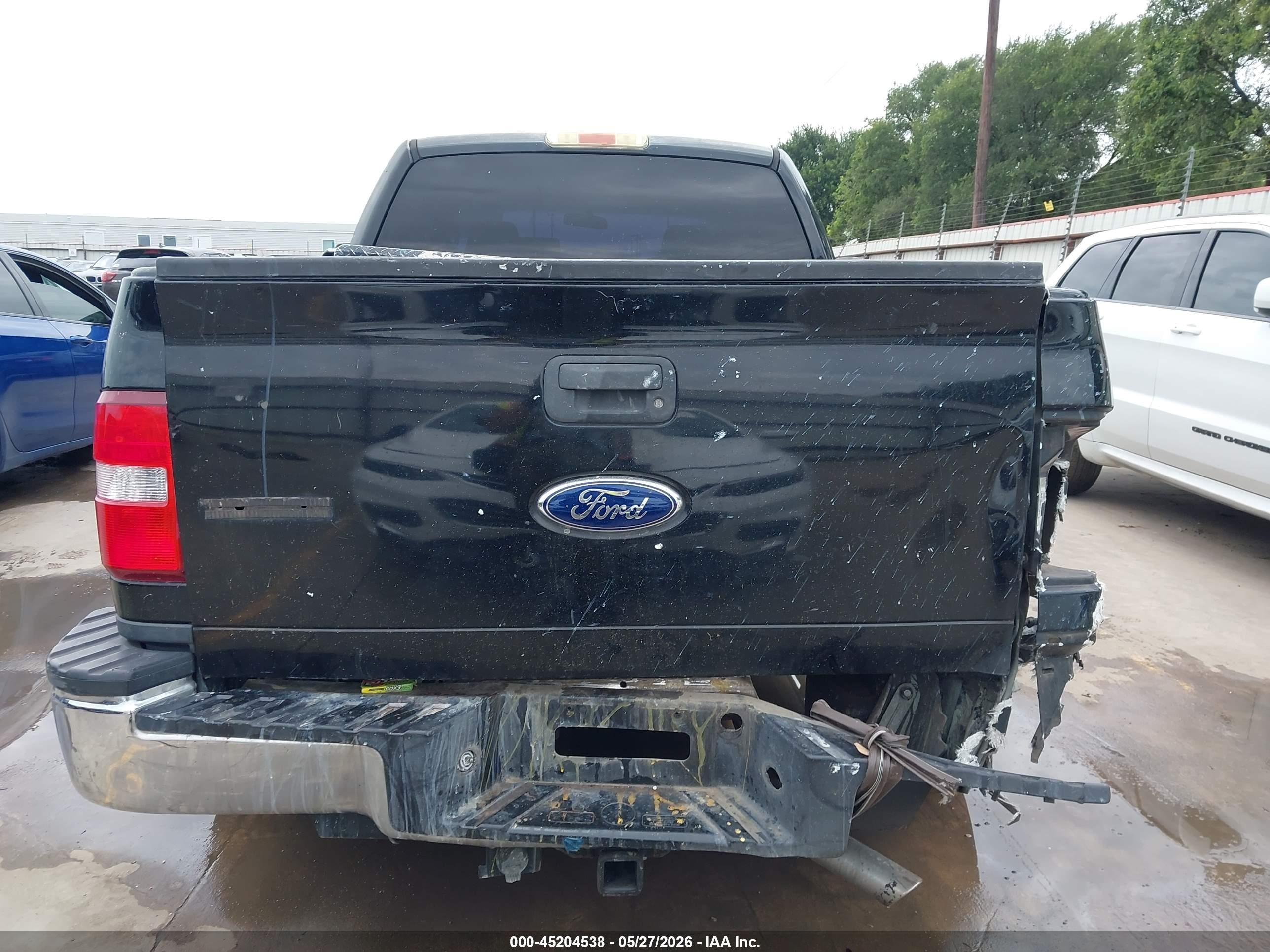 2006 Ford F-150 Xlt Black vin: 1FTPW02586KC68636
