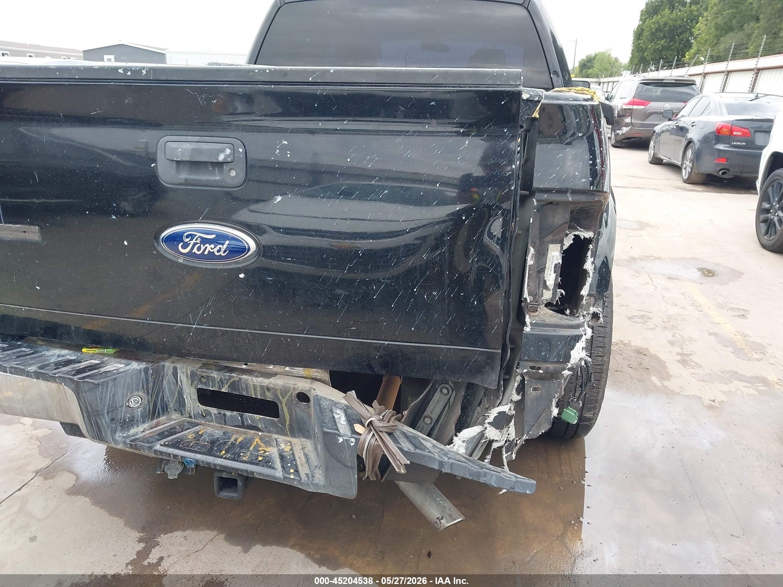 2006 Ford F-150 Xlt Black vin: 1FTPW02586KC68636