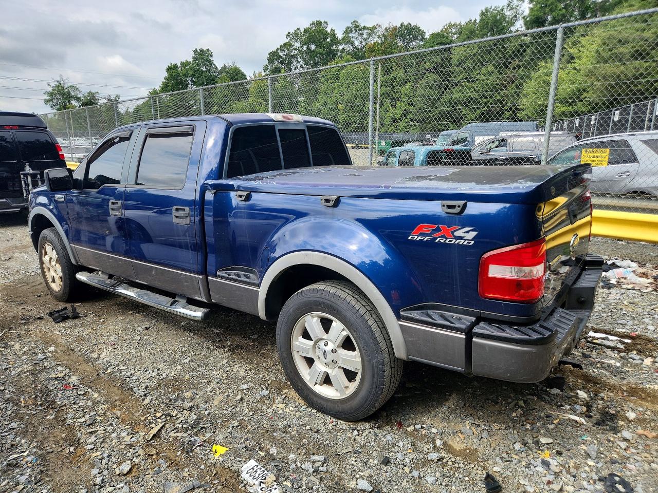 2007 Ford F150 Supercrew Blue vin: 1FTPW04527KB72645