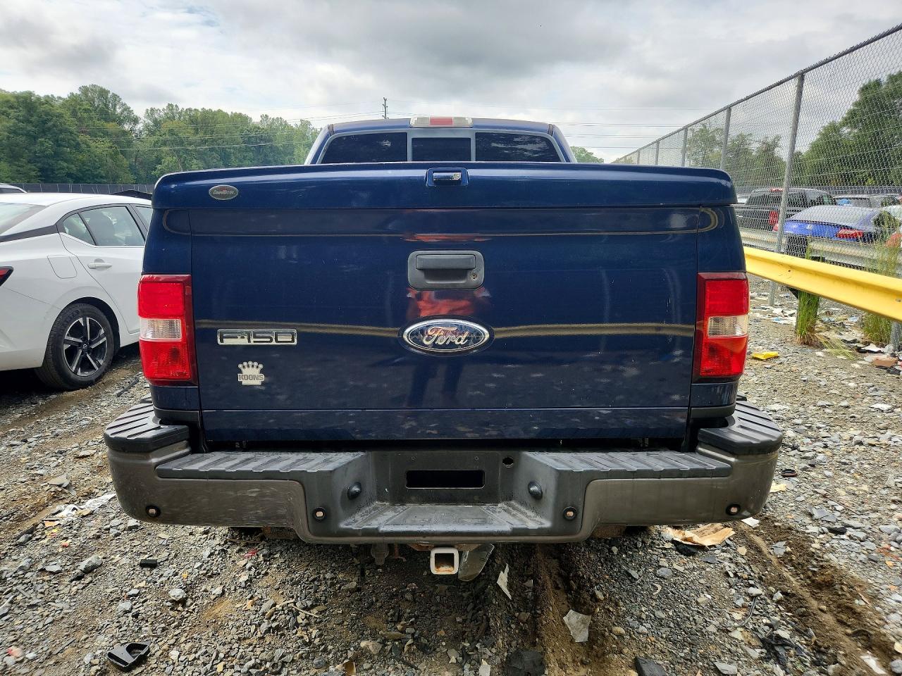 2007 Ford F150 Supercrew Blue vin: 1FTPW04527KB72645