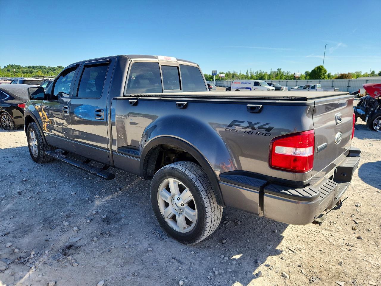 2008 Ford F150 Supercrew Gray vin: 1FTPW04548KD70659