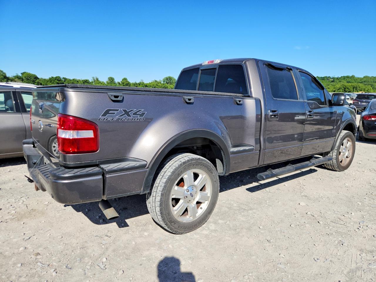2008 Ford F150 Supercrew Gray vin: 1FTPW04548KD70659