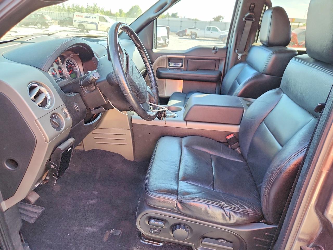 2008 Ford F150 Supercrew Gray vin: 1FTPW04548KD70659