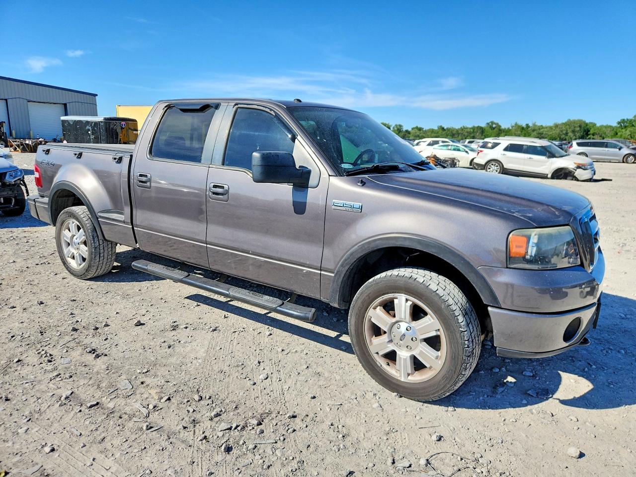 2008 Ford F150 Supercrew Gray vin: 1FTPW04548KD70659