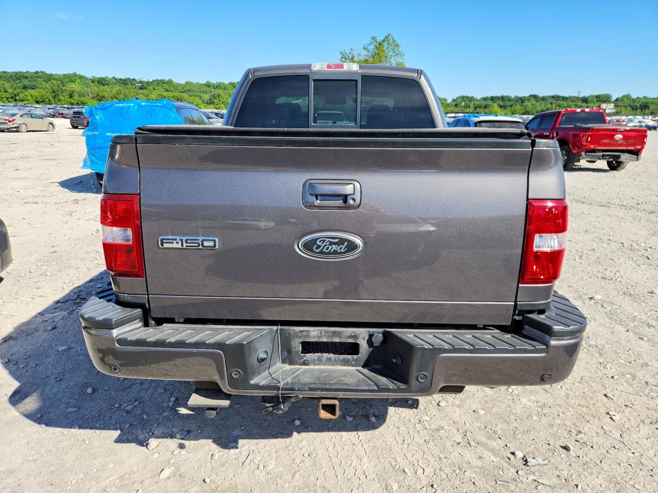 2008 Ford F150 Supercrew Gray vin: 1FTPW04548KD70659
