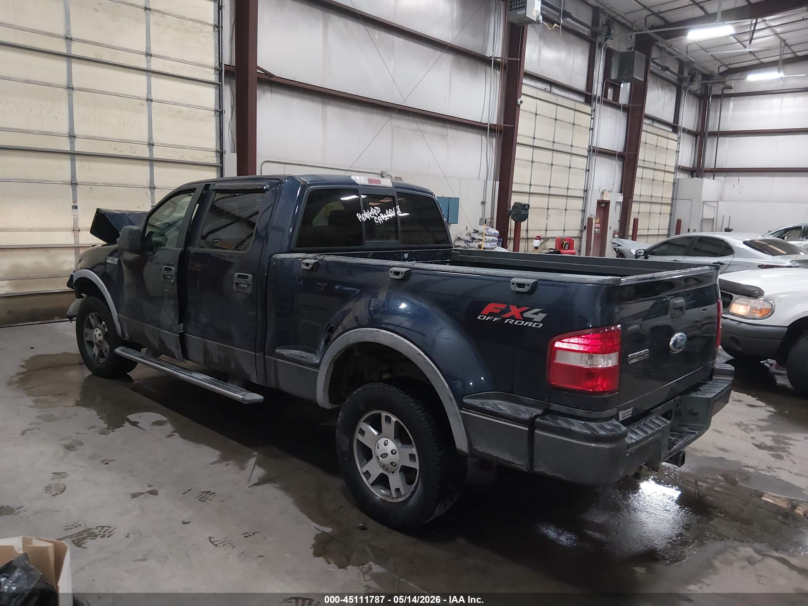 2006 Ford F-150 Fx4/xlt Blue vin: 1FTPW04586KD65297