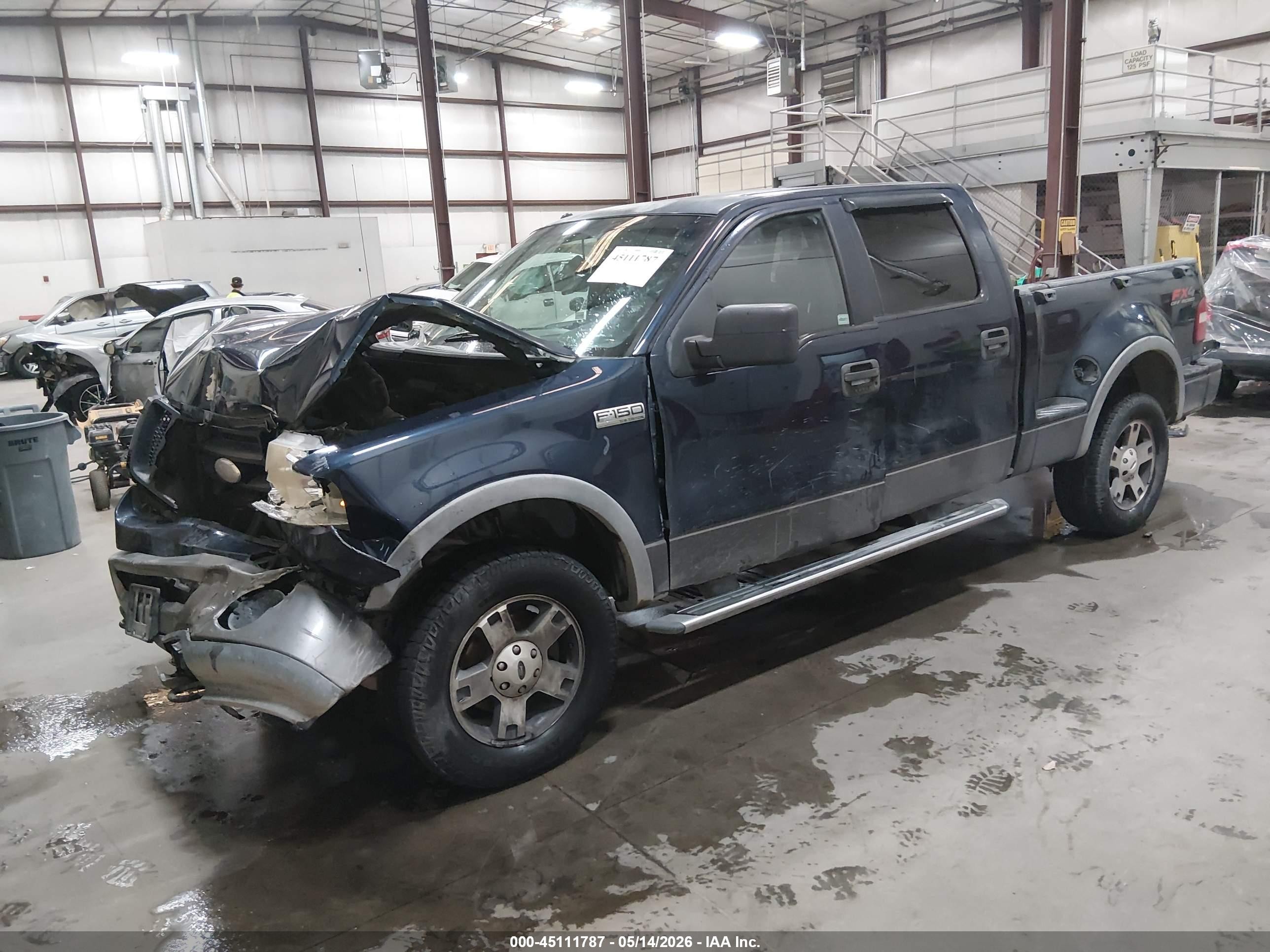 2006 Ford F-150 Fx4/xlt Blue vin: 1FTPW04586KD65297