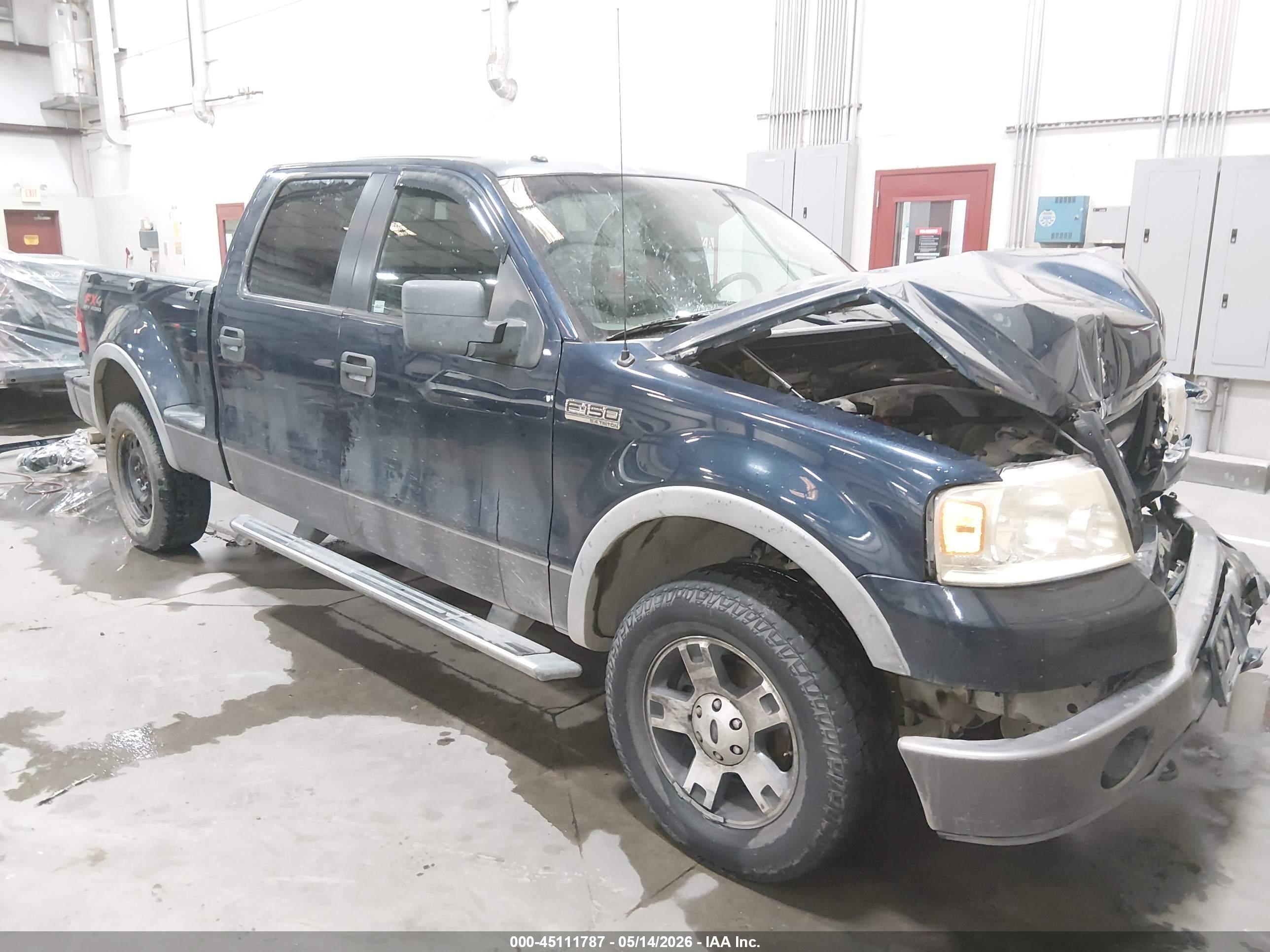 2006 Ford F-150 Fx4/xlt Blue vin: 1FTPW04586KD65297