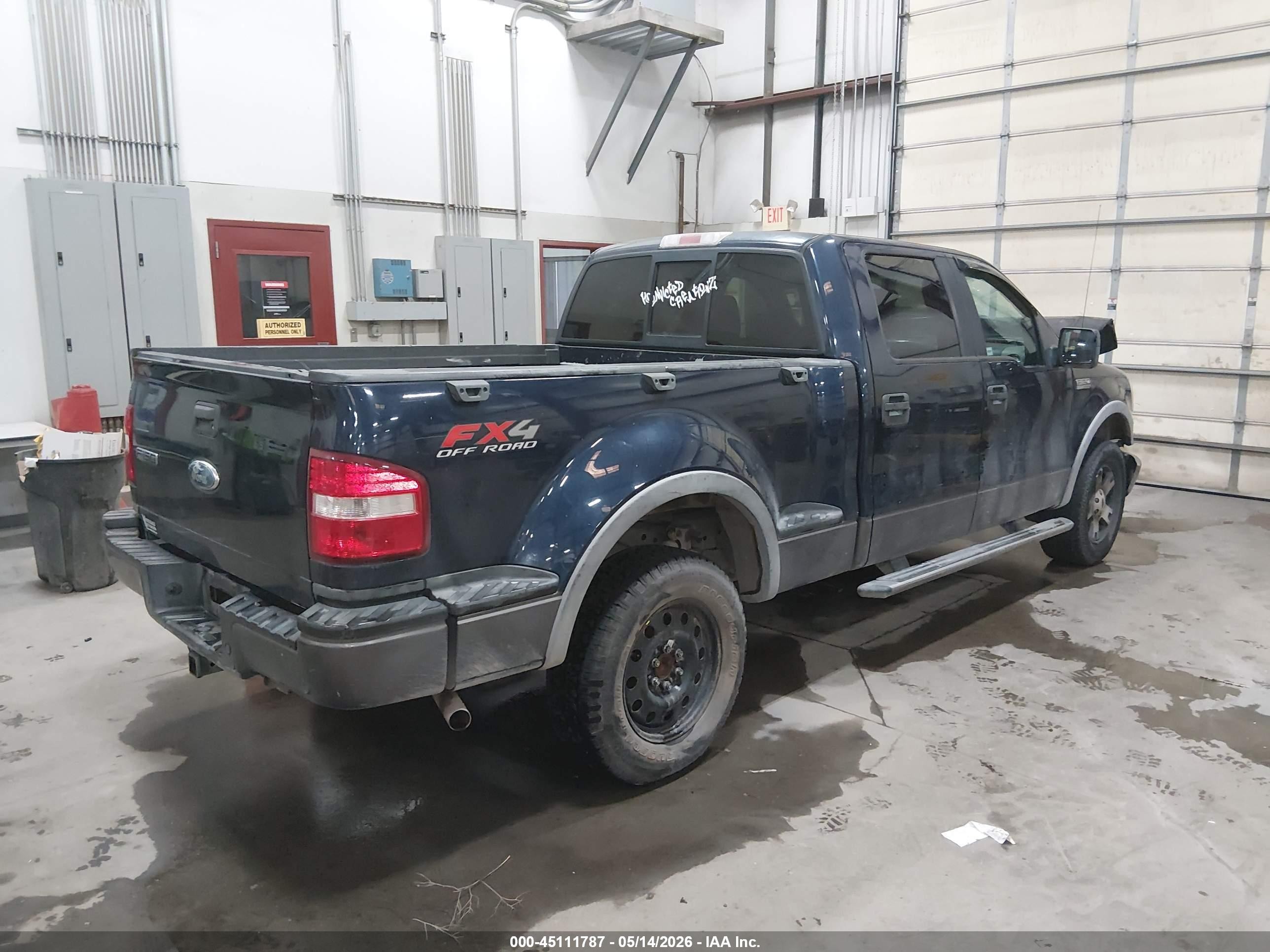 2006 Ford F-150 Fx4/xlt Blue vin: 1FTPW04586KD65297