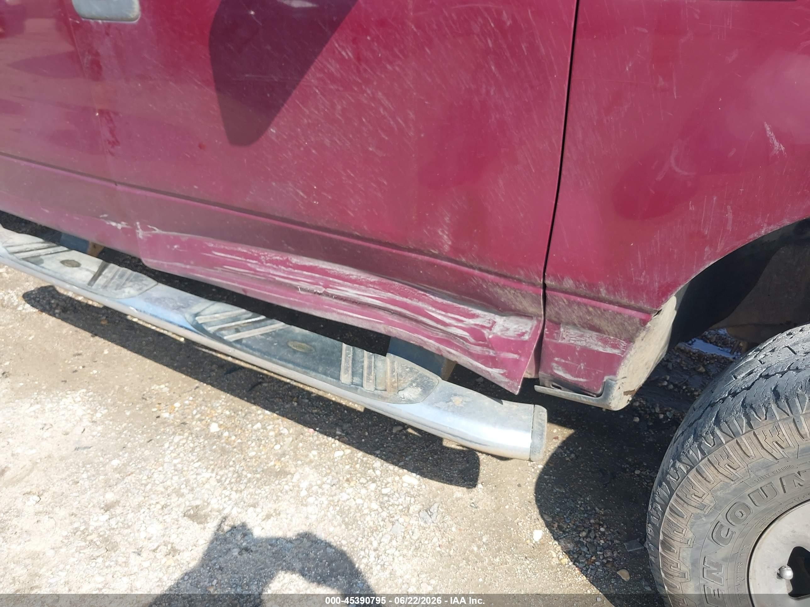 2006 Ford F-150 Fx4/xlt Burgundy vin: 1FTPW04596KC52555