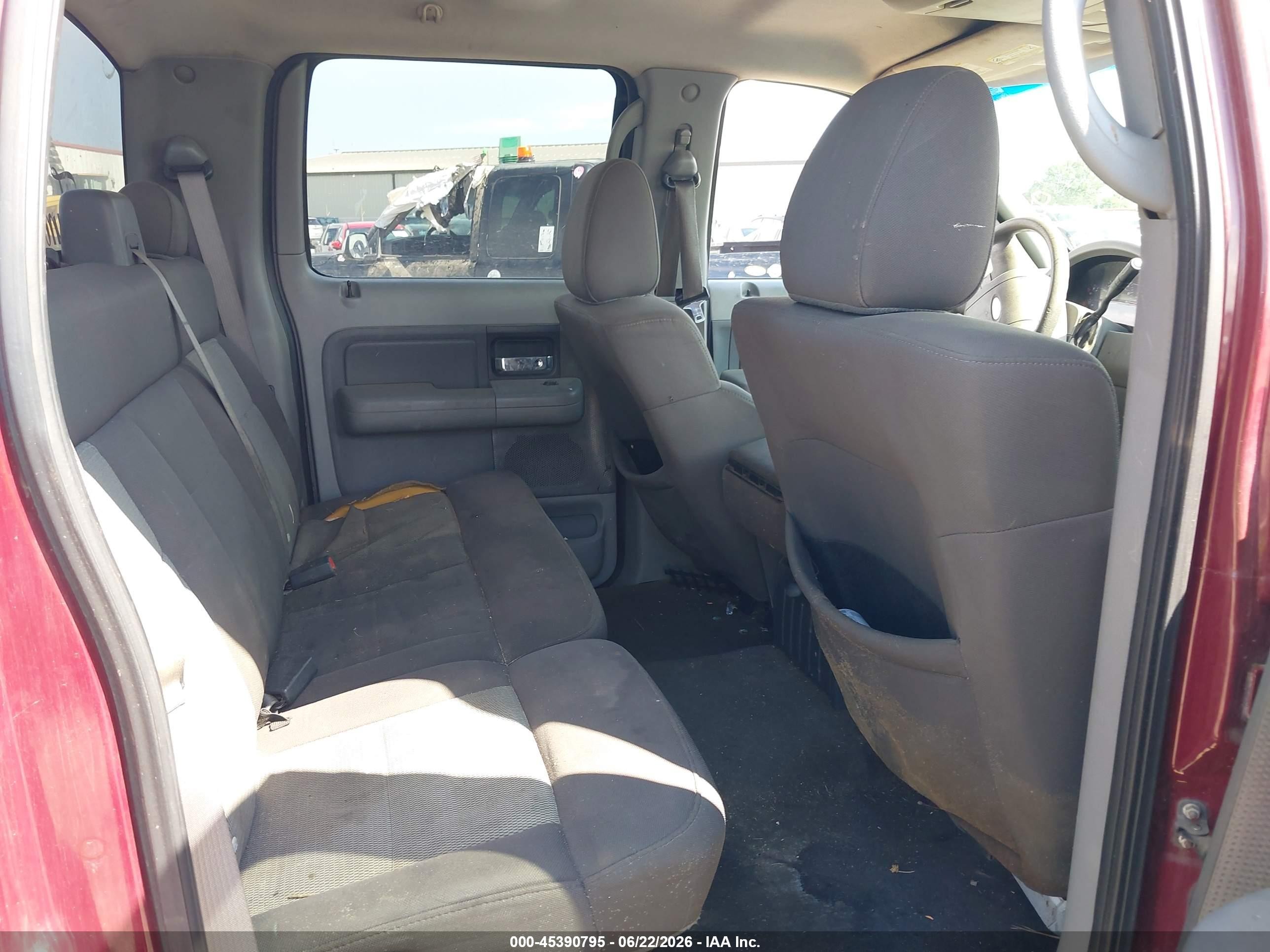2006 Ford F-150 Fx4/xlt Burgundy vin: 1FTPW04596KC52555