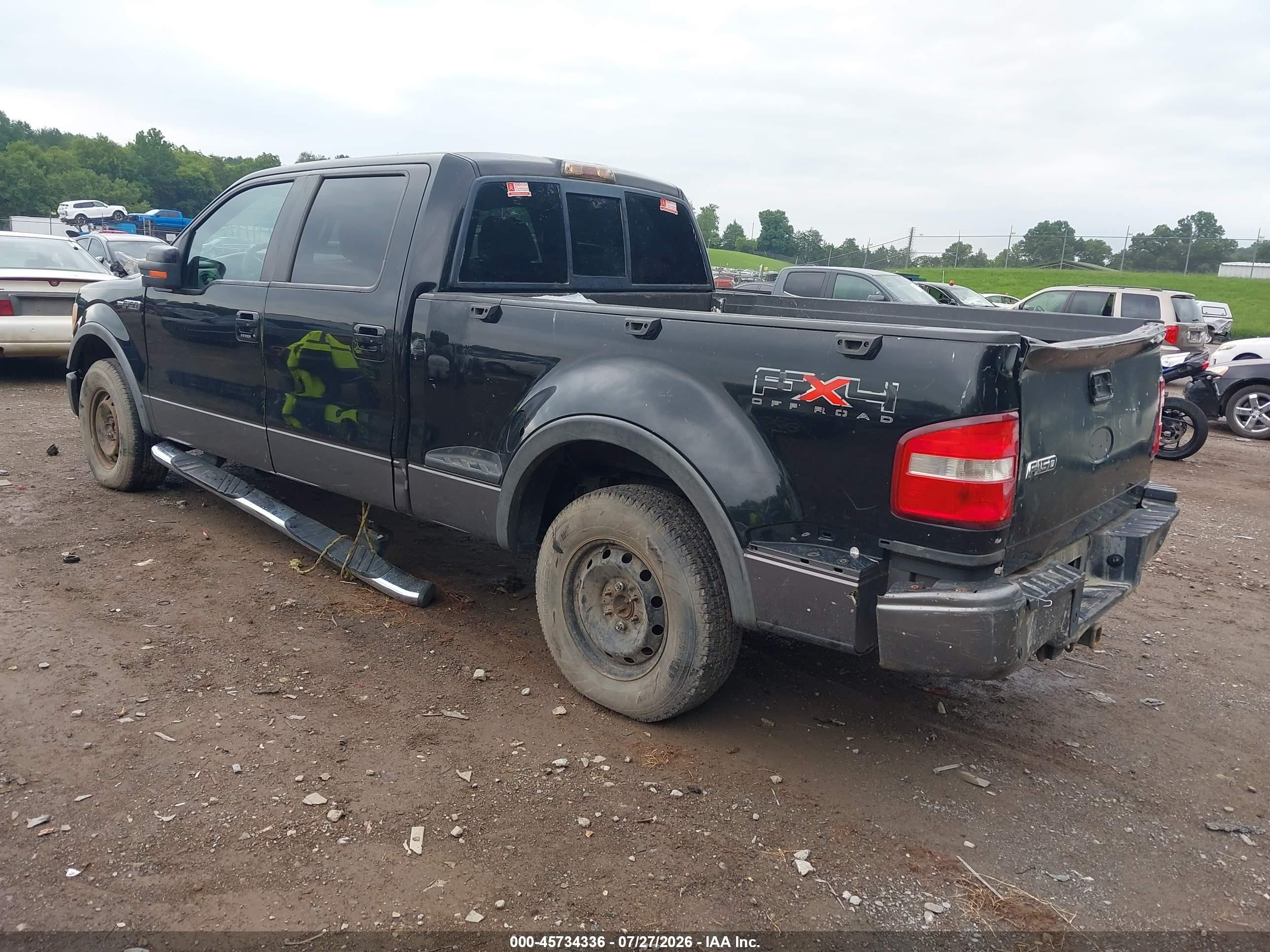 2009 Ford F-150 Fx4/xlt Black vin: 1FTPW04V49KA89057