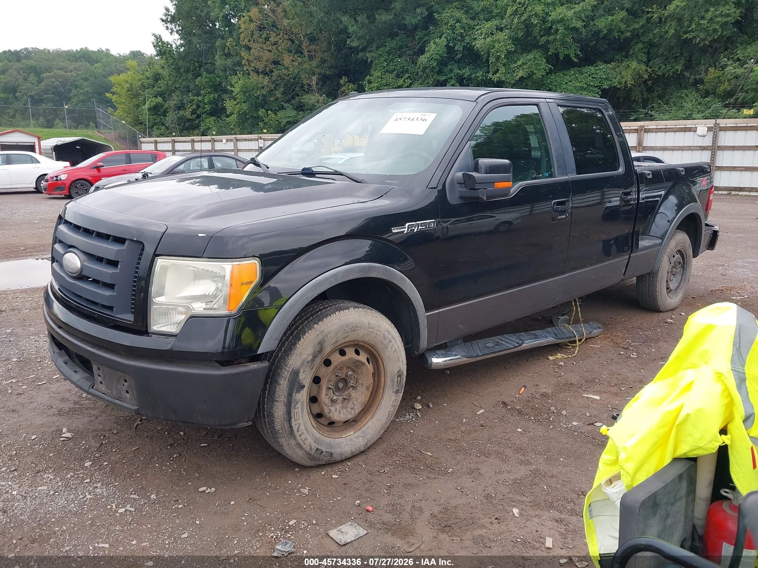 2009 Ford F-150 Fx4/xlt Black vin: 1FTPW04V49KA89057