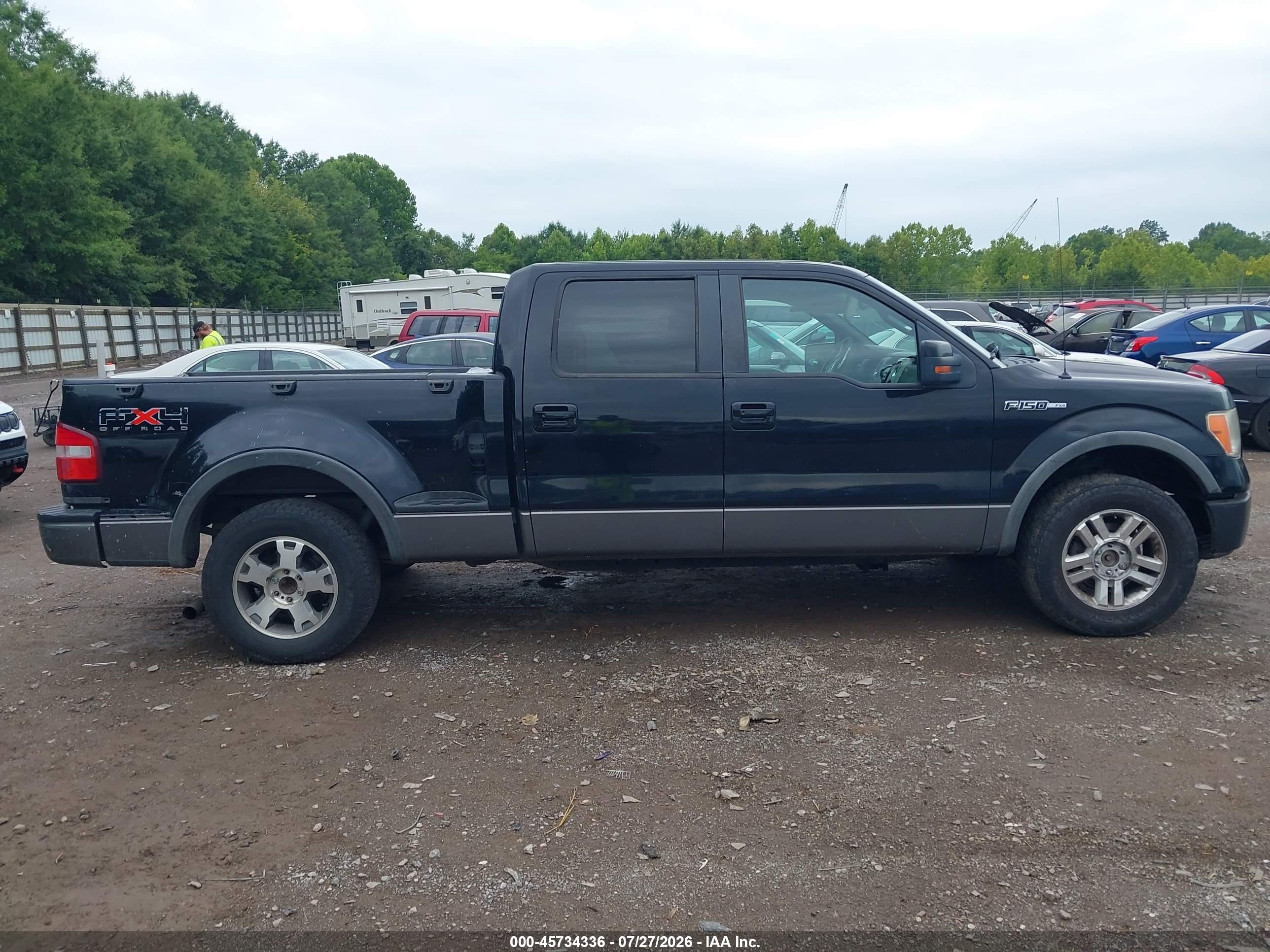 2009 Ford F-150 Fx4/xlt Black vin: 1FTPW04V49KA89057