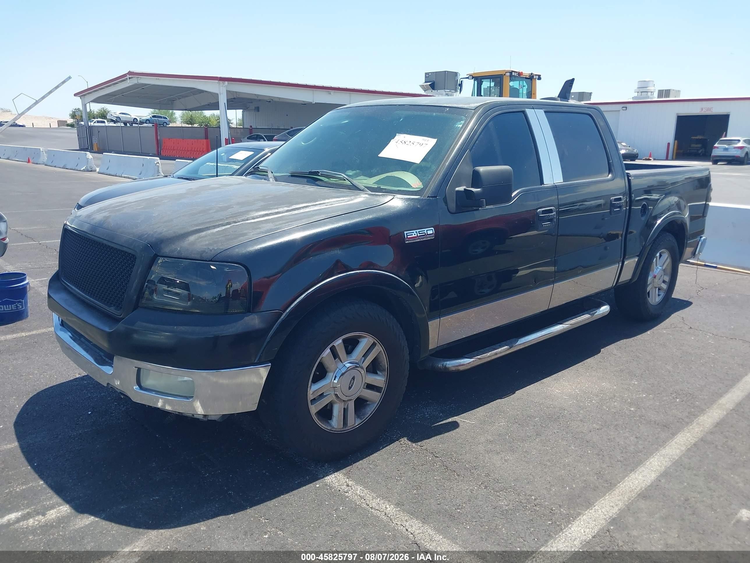 2004 Ford F-150 Lariat/xlt Black vin: 1FTPW12504KC04819