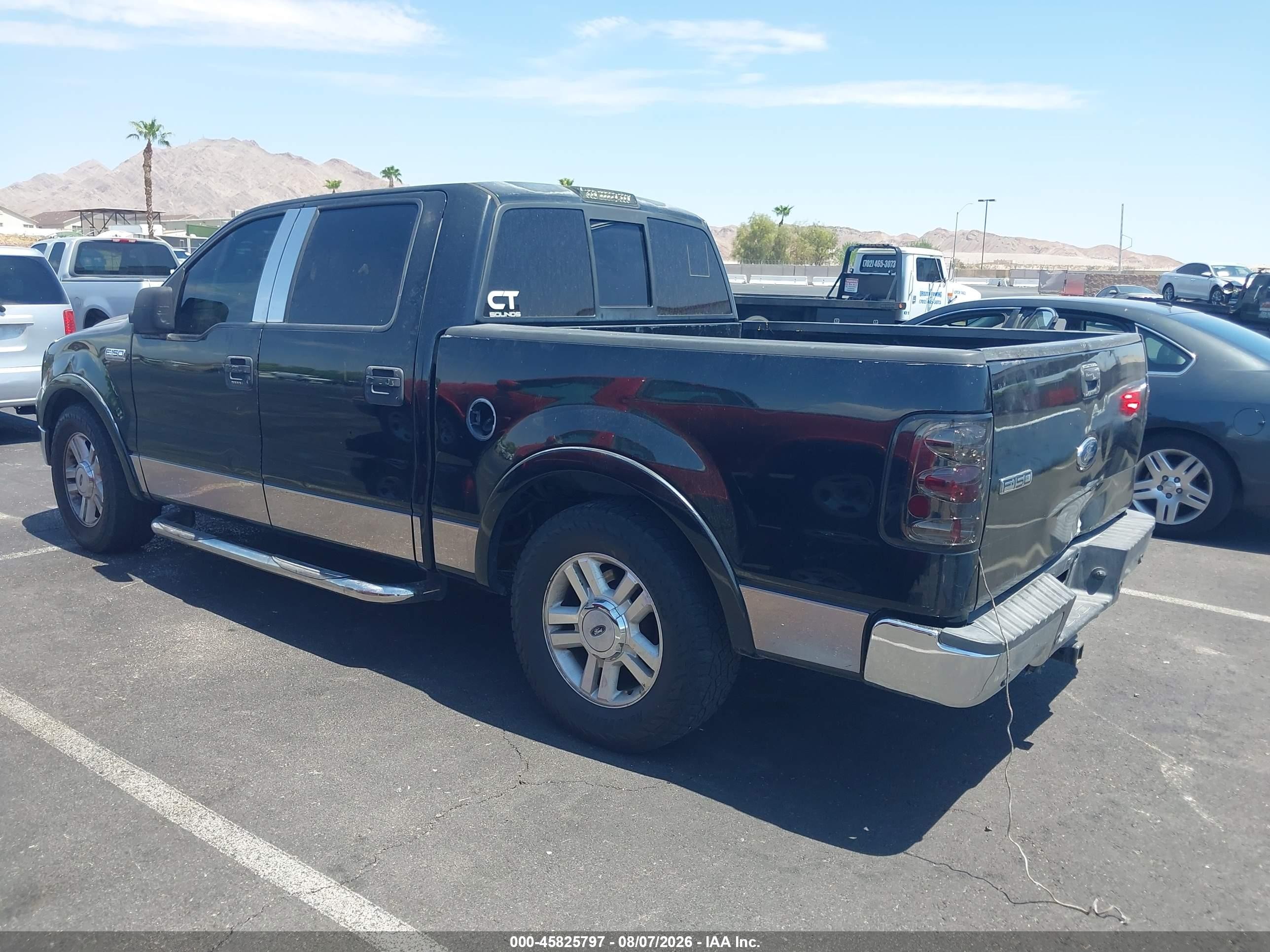 2004 Ford F-150 Lariat/xlt Black vin: 1FTPW12504KC04819