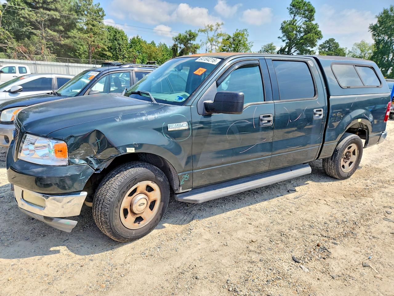 2004 Ford F150 Supercrew Green vin: 1FTPW12504KC27291