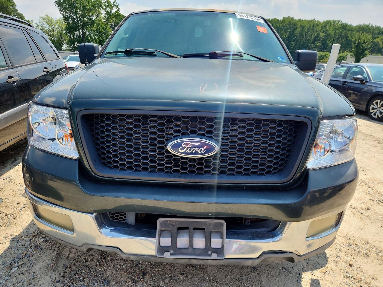 2004 Ford F150 Supercrew Green vin: 1FTPW12504KC27291