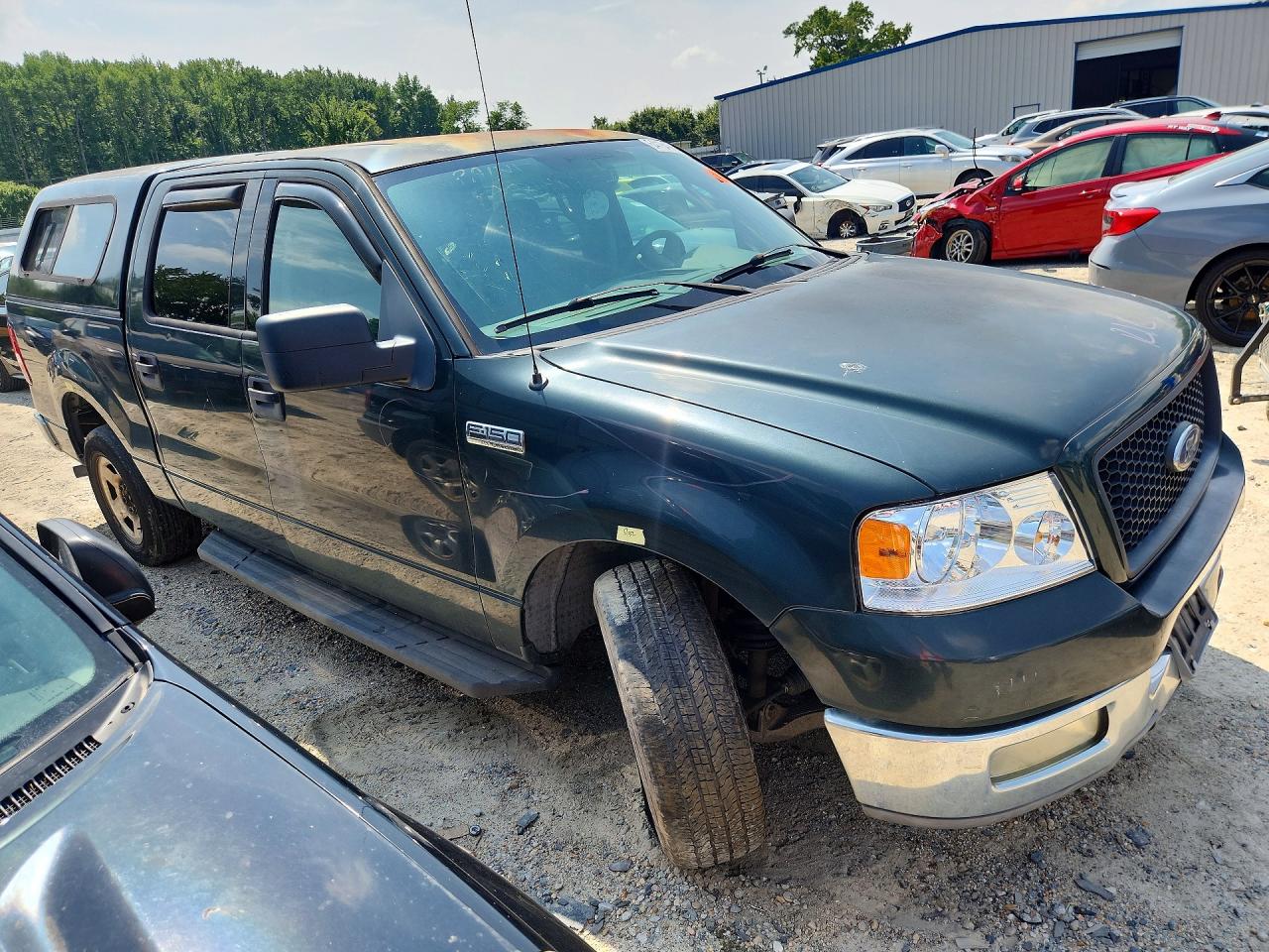 2004 Ford F150 Supercrew Green vin: 1FTPW12504KC27291