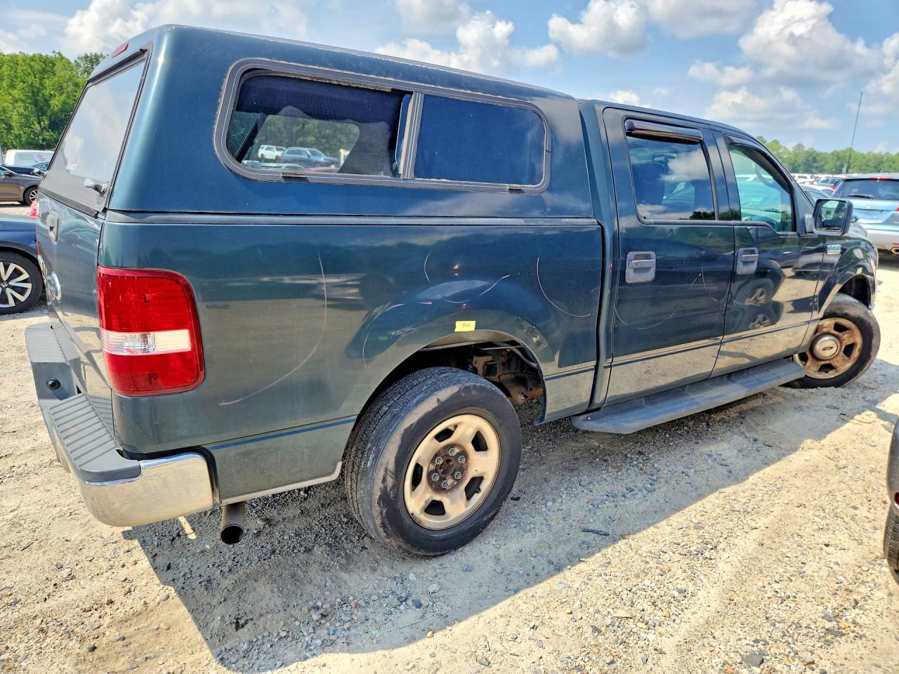2004 Ford F150 Supercrew Green vin: 1FTPW12504KC27291