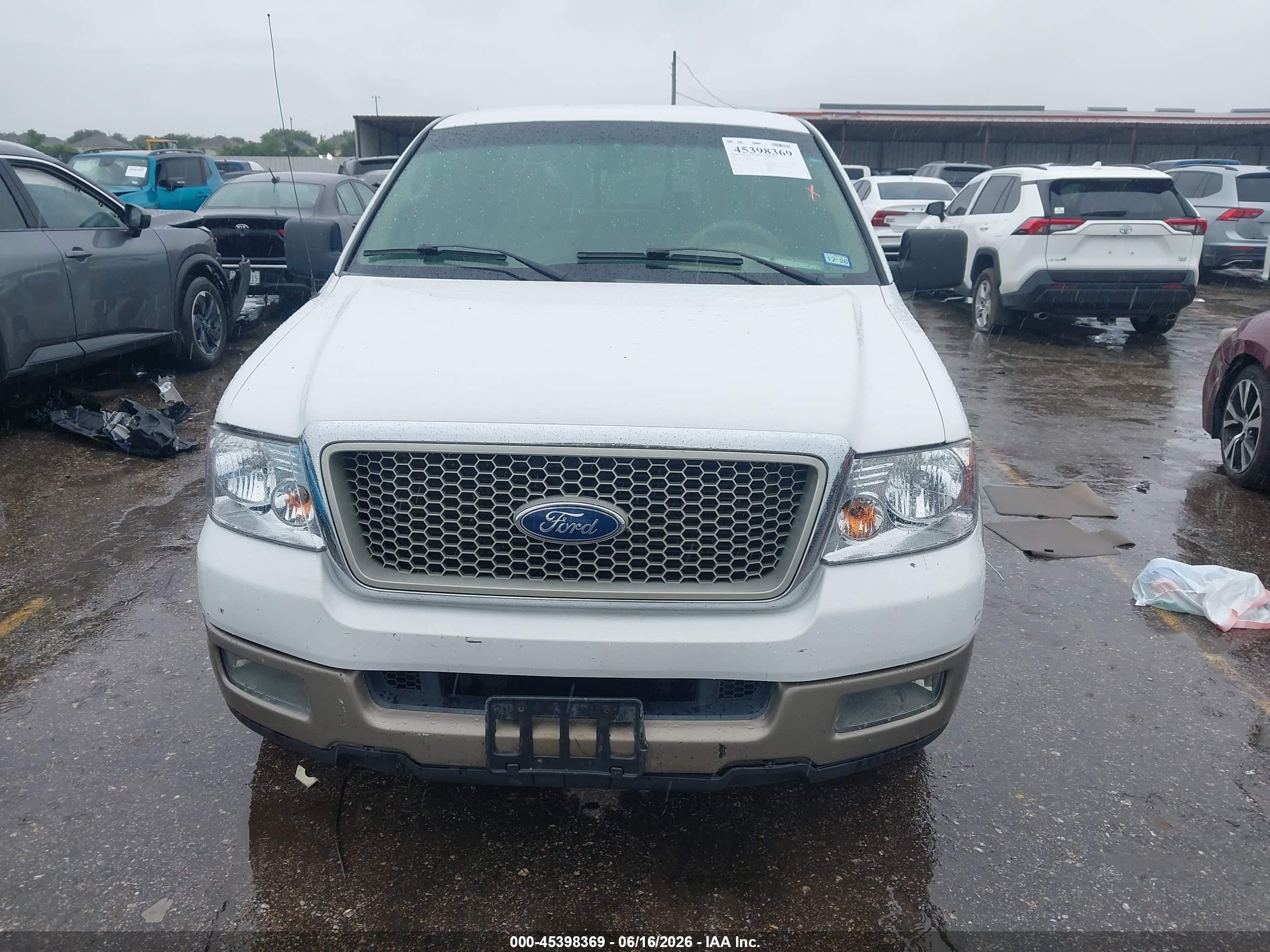 2004 Ford F-150 Lariat/xlt White vin: 1FTPW12504KD07528