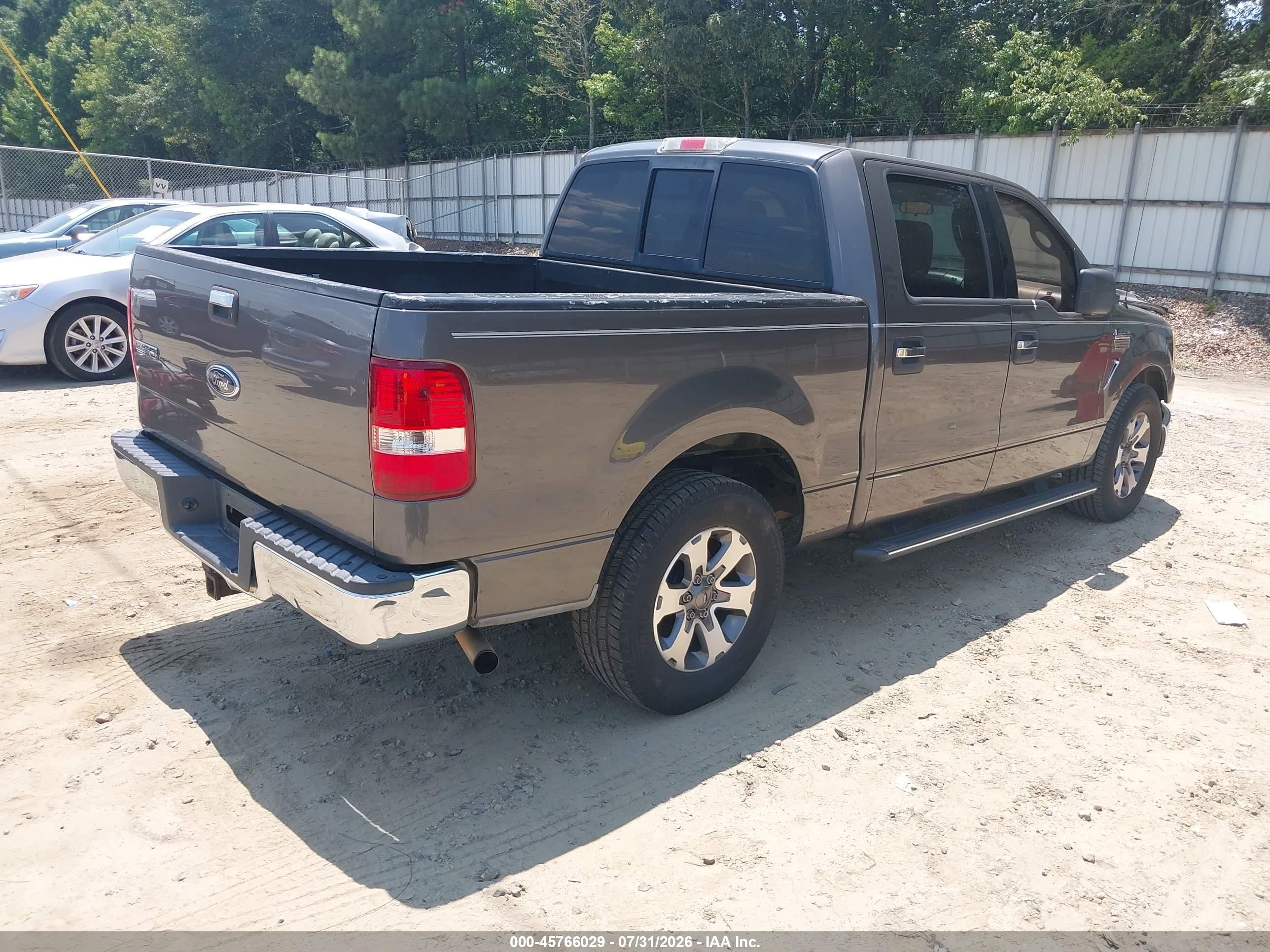 2004 Ford F-150 Lariat/xlt Gray vin: 1FTPW12504KD71794