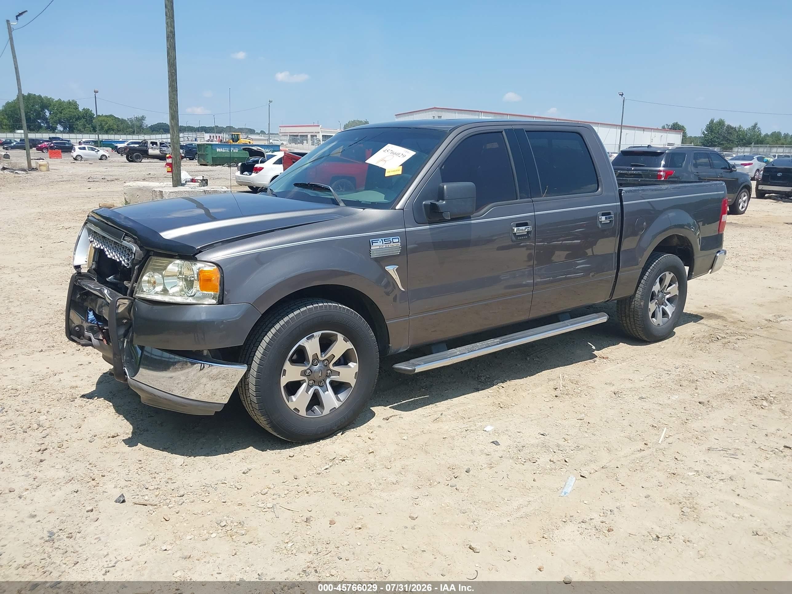 2004 Ford F-150 Lariat/xlt Gray vin: 1FTPW12504KD71794