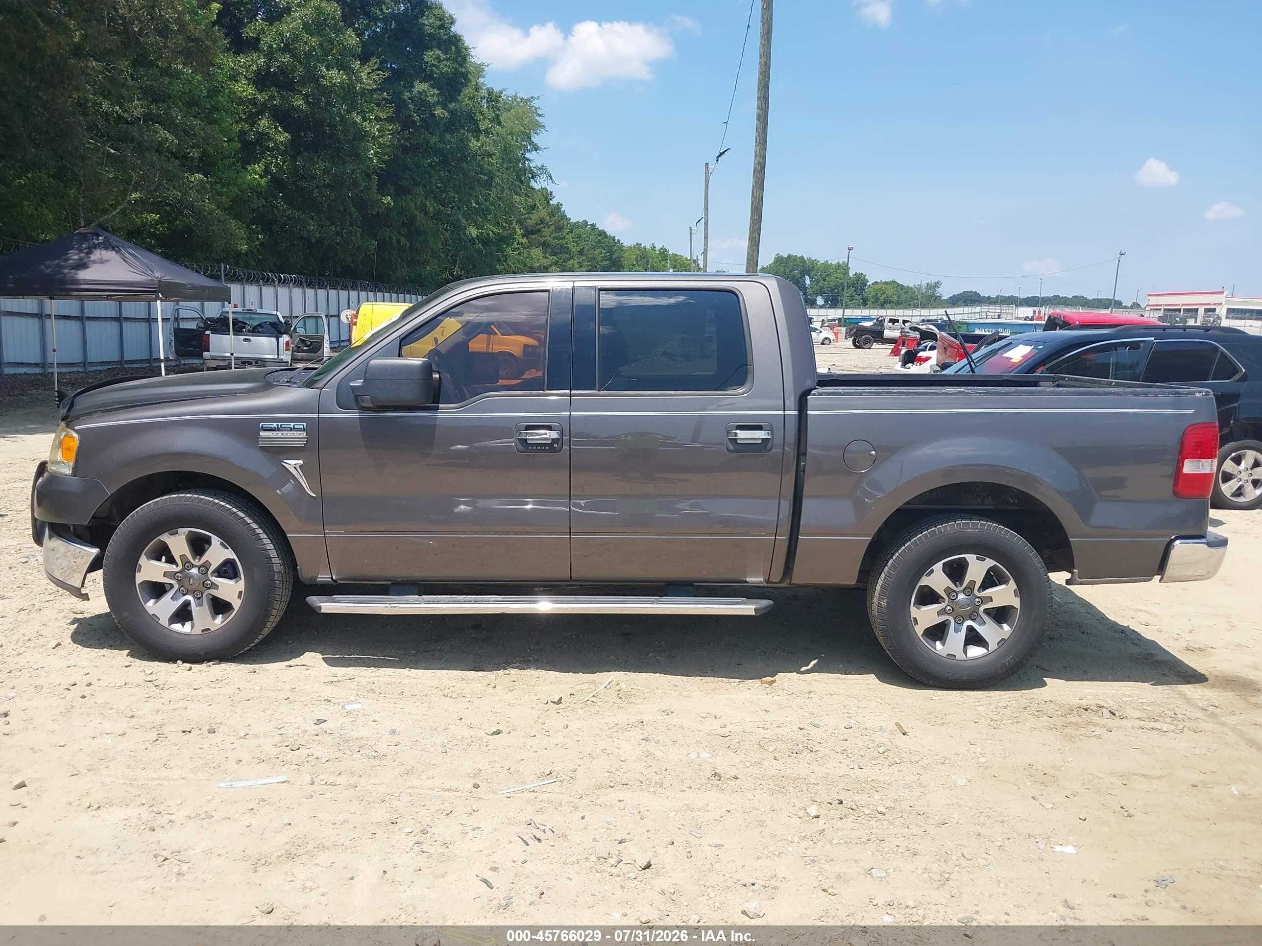 2004 Ford F-150 Lariat/xlt Gray vin: 1FTPW12504KD71794